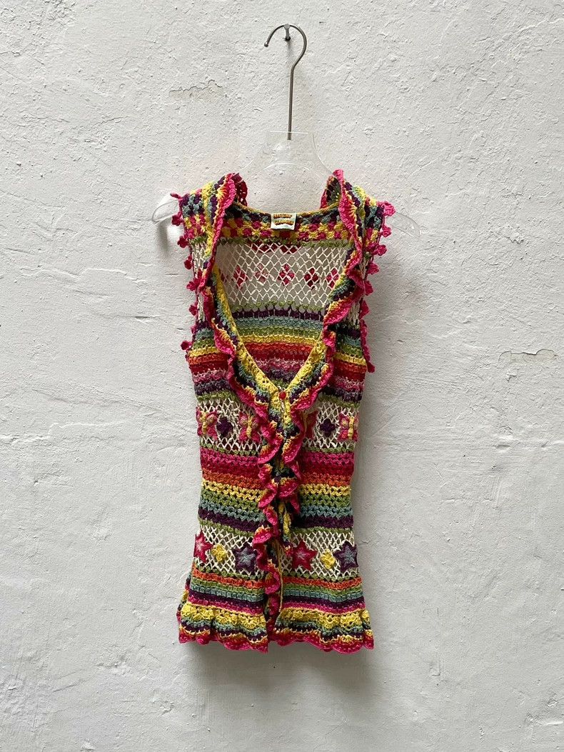 Hysteric Glamour Hysteric Glamour 90s Butterfly Knit Vest- DMC Size US M / EU 48-50 / 2 - 1 Thumbnail