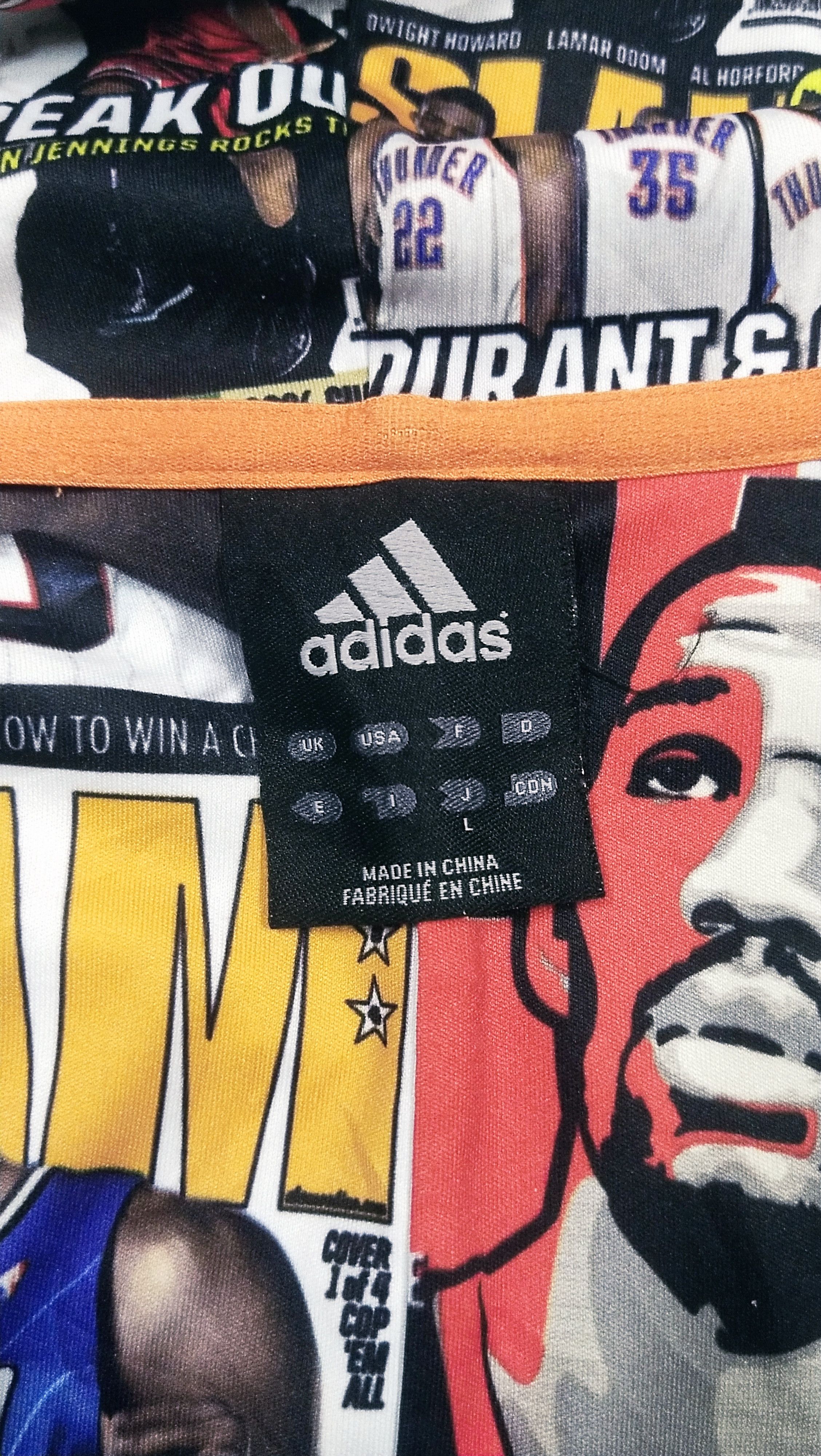 Adidas × NBA 🔥 Rare Adidas NBA SLAM Hoodie Size US L / EU 52-54 / 3 - 10 Thumbnail
