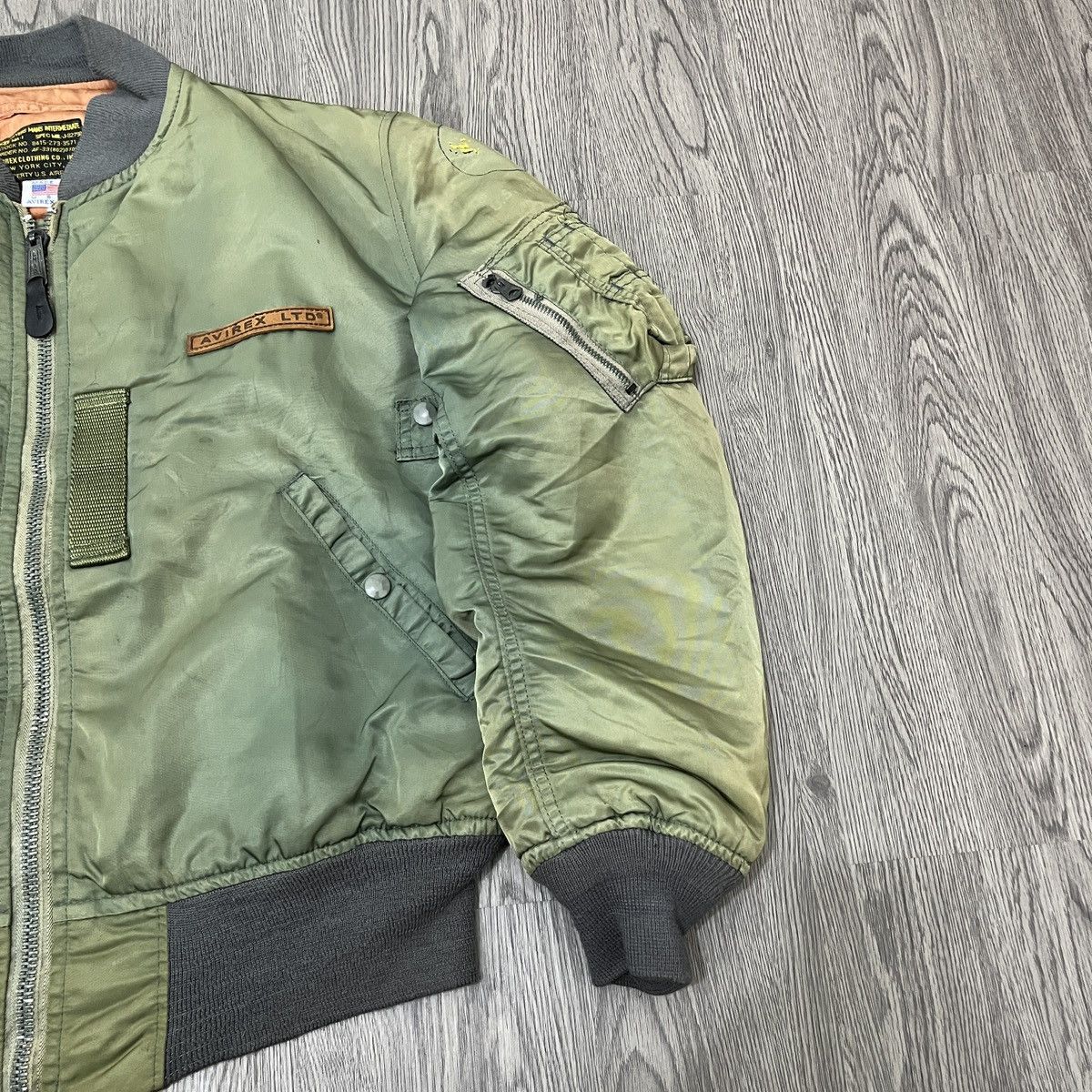Avirex Sunfaded Vintage Avirex Ma 1 Fyl Jacket Bomber Reversible Size US M / EU 48-50 / 2 - 3 Thumbnail