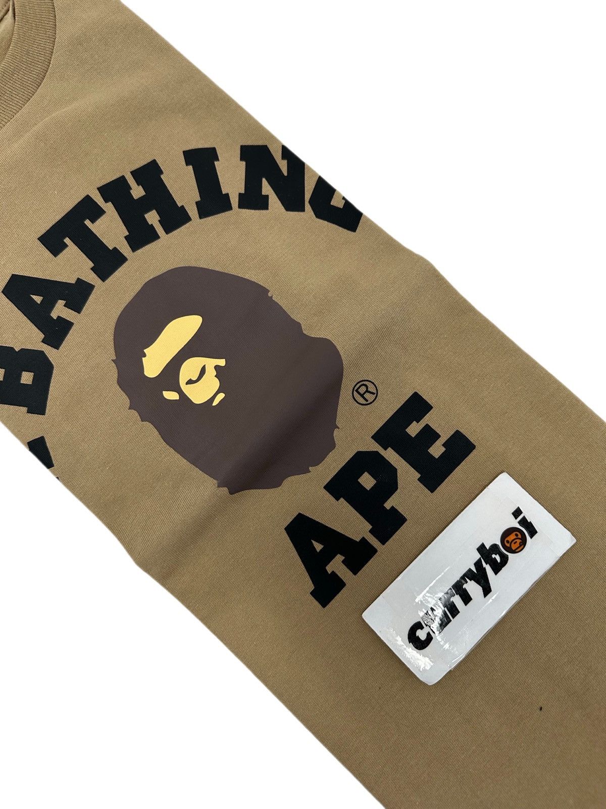 Bape Bape College Tee Beige Size US M / EU 48-50 / 2 - 3 Thumbnail