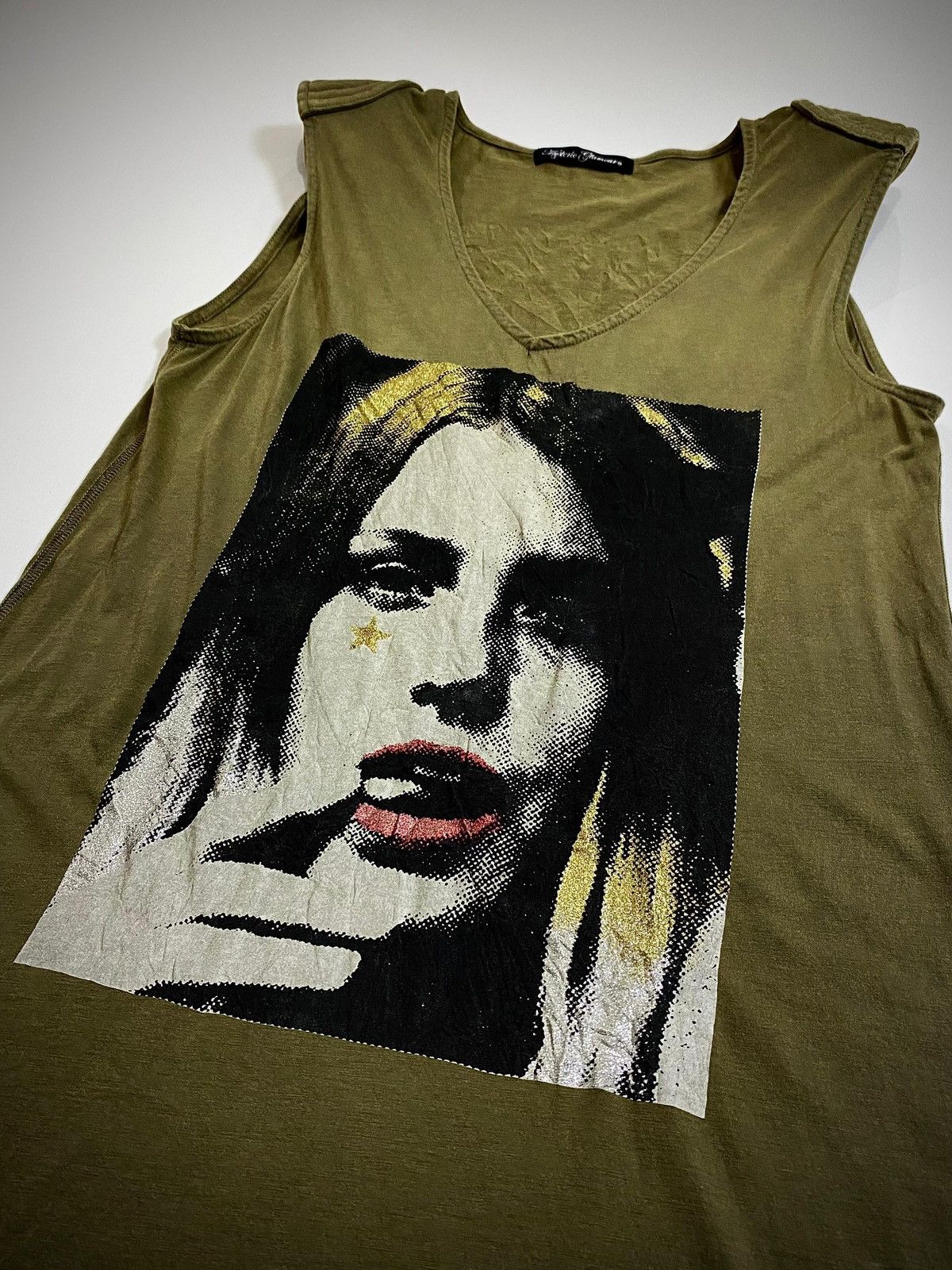hysteric glamour early 2000s black tank top – hachi archive 2000s 