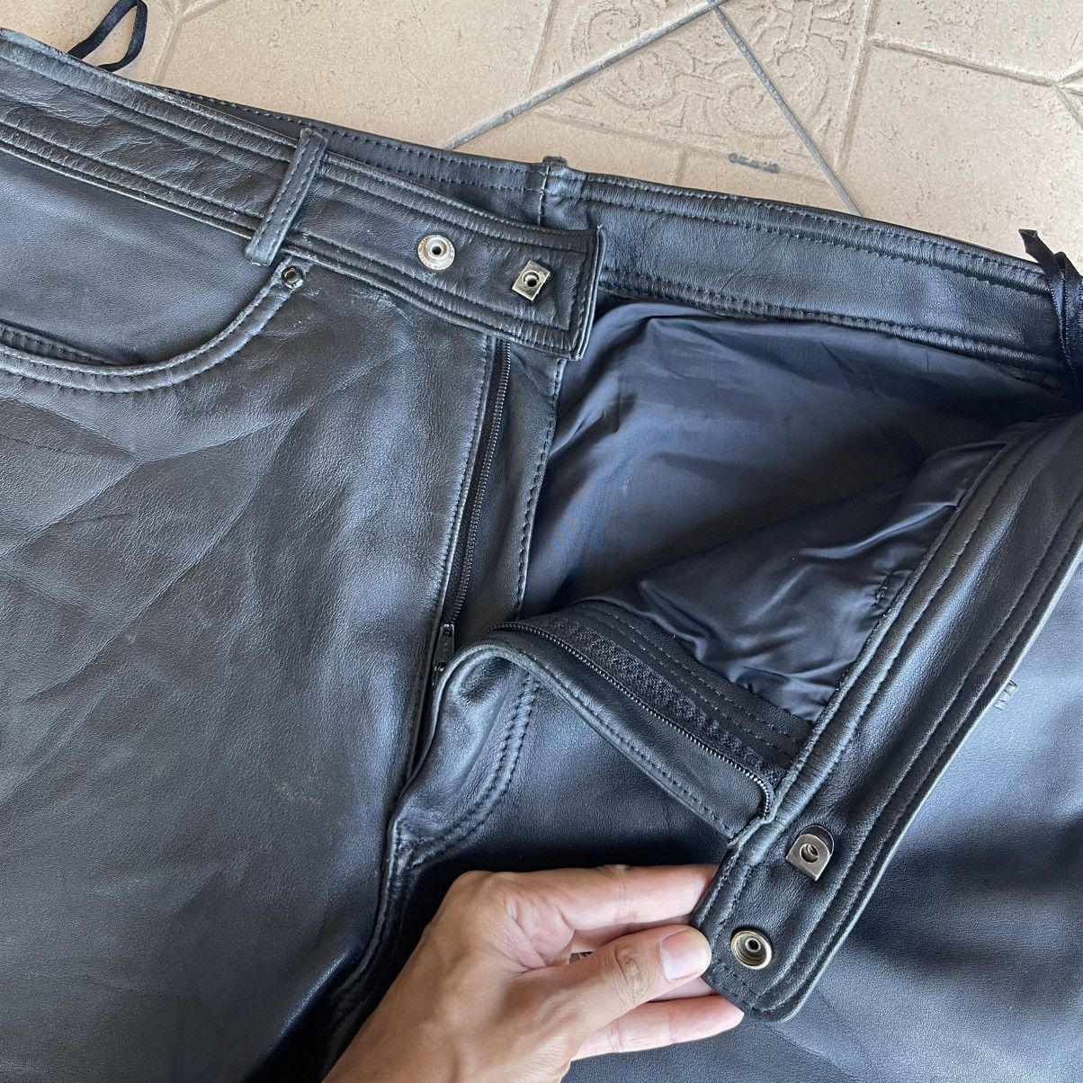 Japanese Brand Leather Pants Size 34 Size US 34 / EU 50 - 10 Thumbnail