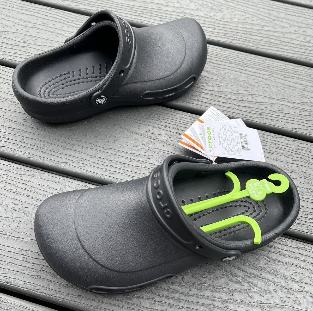 Crocs Crocs Slip Resistant Bistro Work Clog Size M 7 W 9 10075 001 Size US 7 / EU 40 - 2 Thumbnail