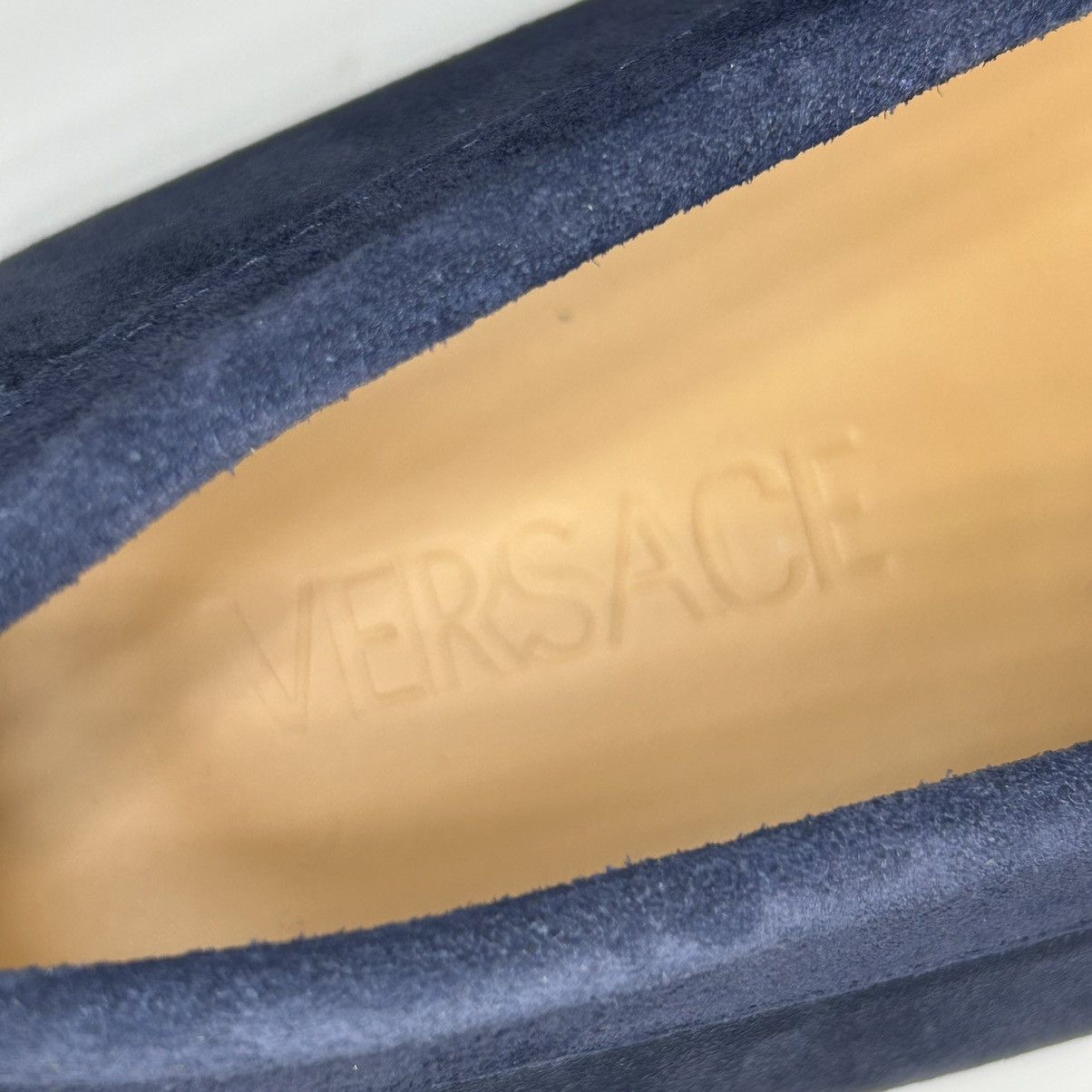 Versace New Versace Medusa Suede Driving Loafers Men’s Size 9.5US Size US 9.5 / EU 42-43 - 4 Thumbnail
