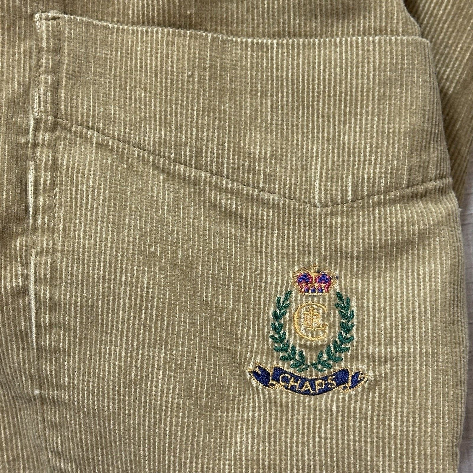 Chaps Ralph Lauren Chaps Ralph Lauren Vintage 90's Long Sleeve Corduroy Shirt Size US M / EU 48-50 / 2 - 6 Thumbnail