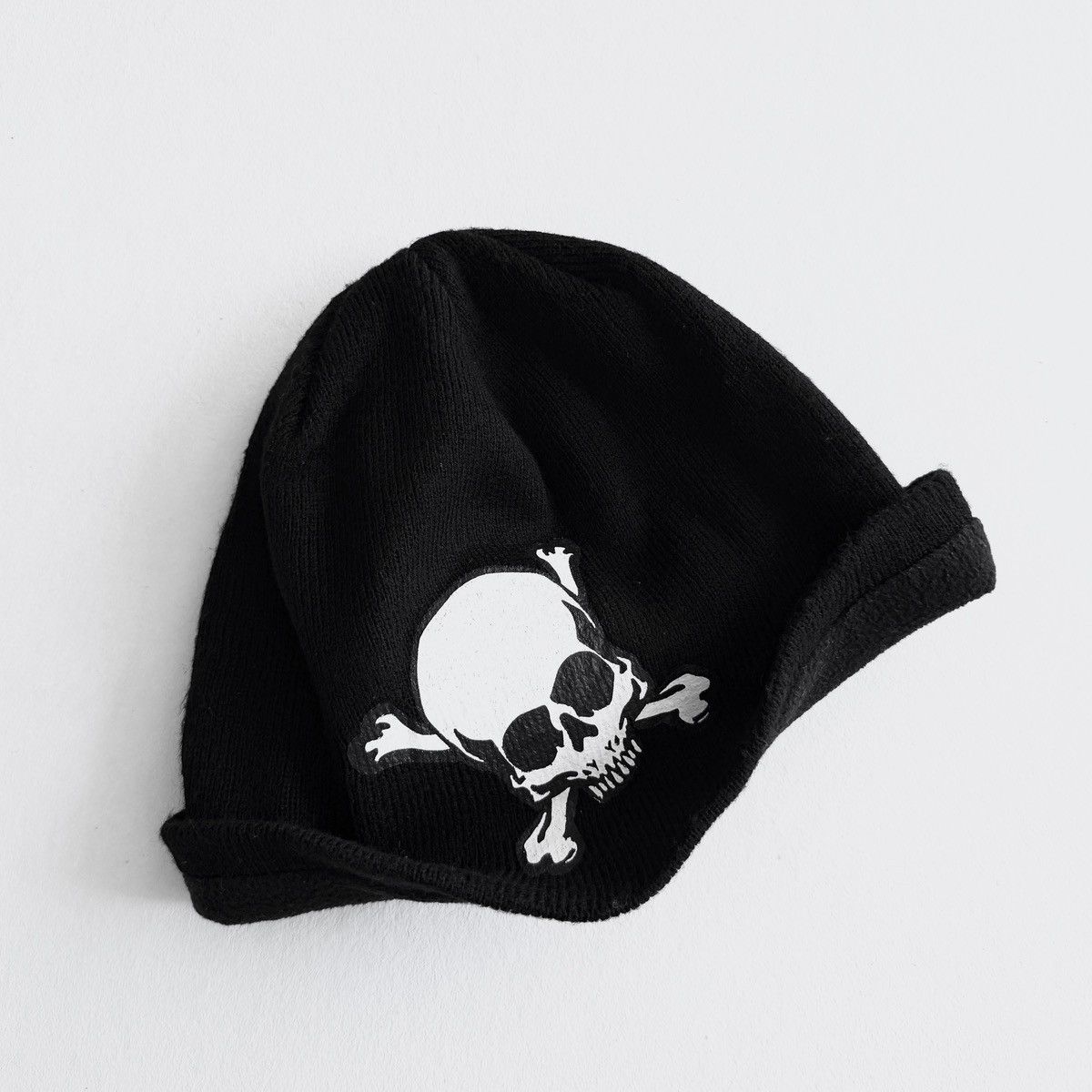 Japanese Brand HANGOVER SKULL BEANIE HAT Size ONE SIZE - 8 Thumbnail
