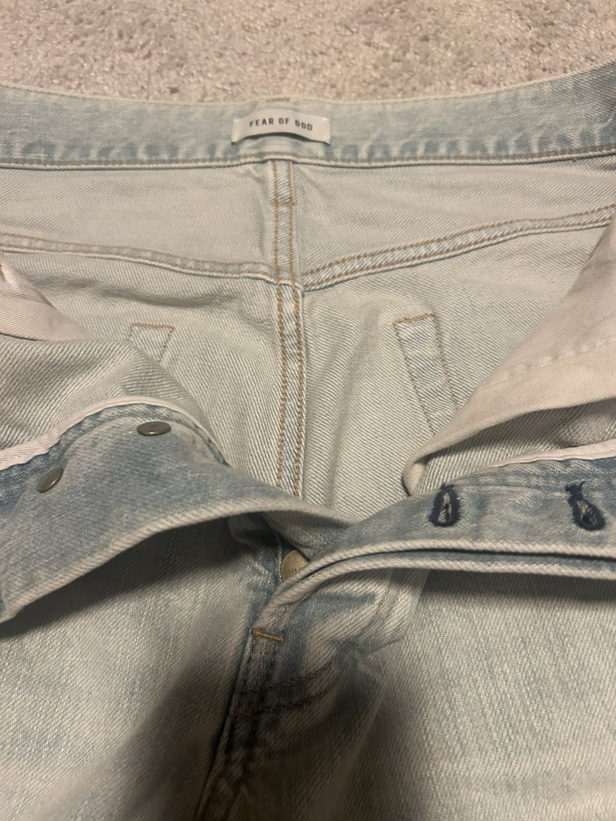 Fear of God Fear of God Denim Size US 31 - 6 Thumbnail