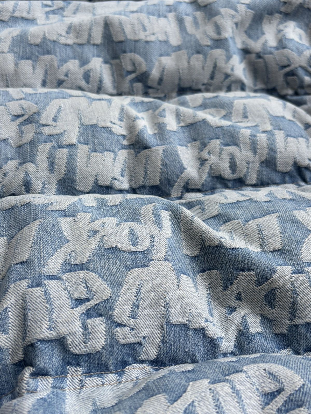 Supreme Supreme Fat Tip Jacquard Denim Jacket Size US L / EU 52-54 / 3 - 3 Thumbnail
