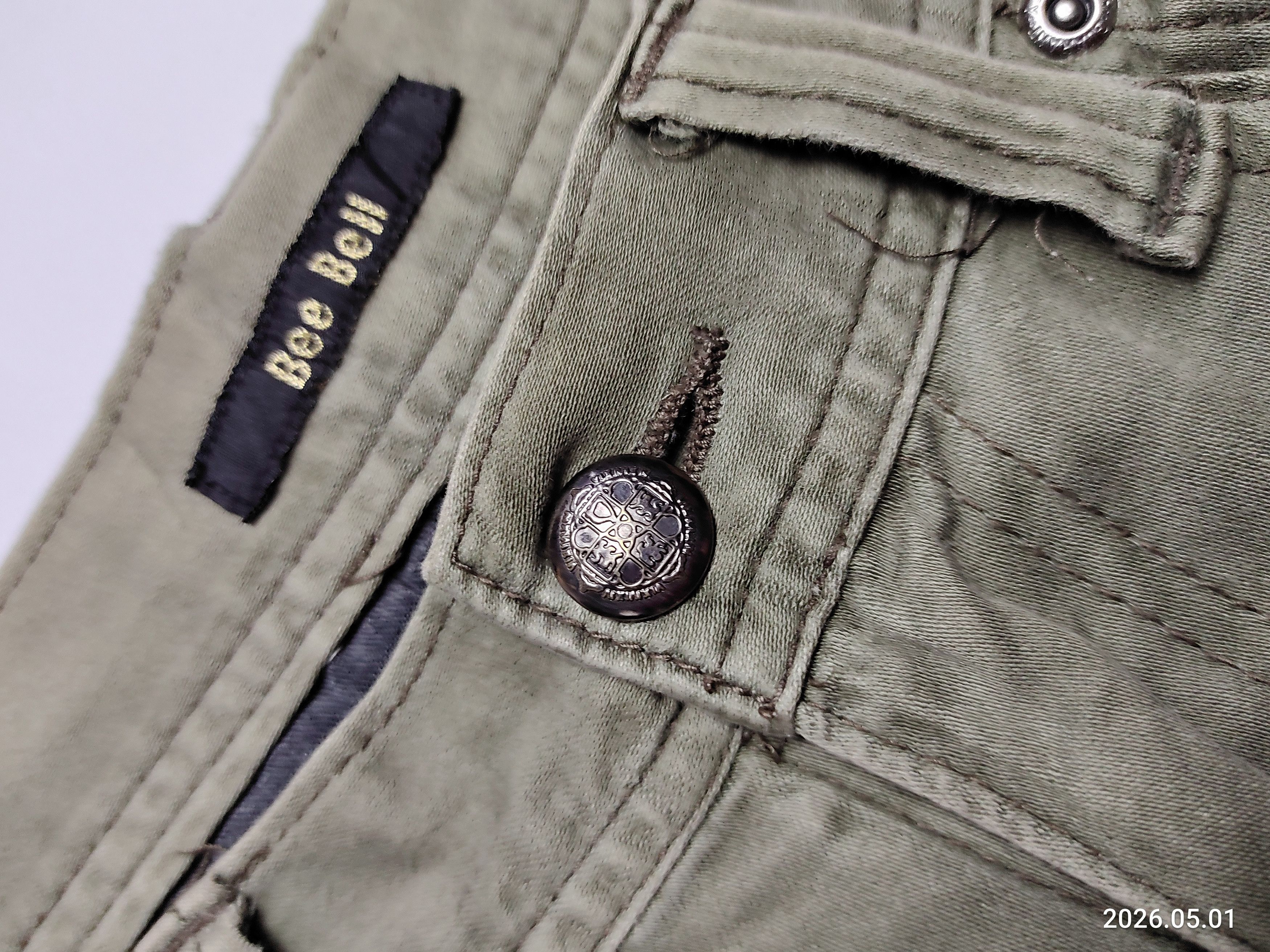 Japanese Brand Bee Bell Cargo Multipocket Tactical Pants Size US 29 - 10 Thumbnail