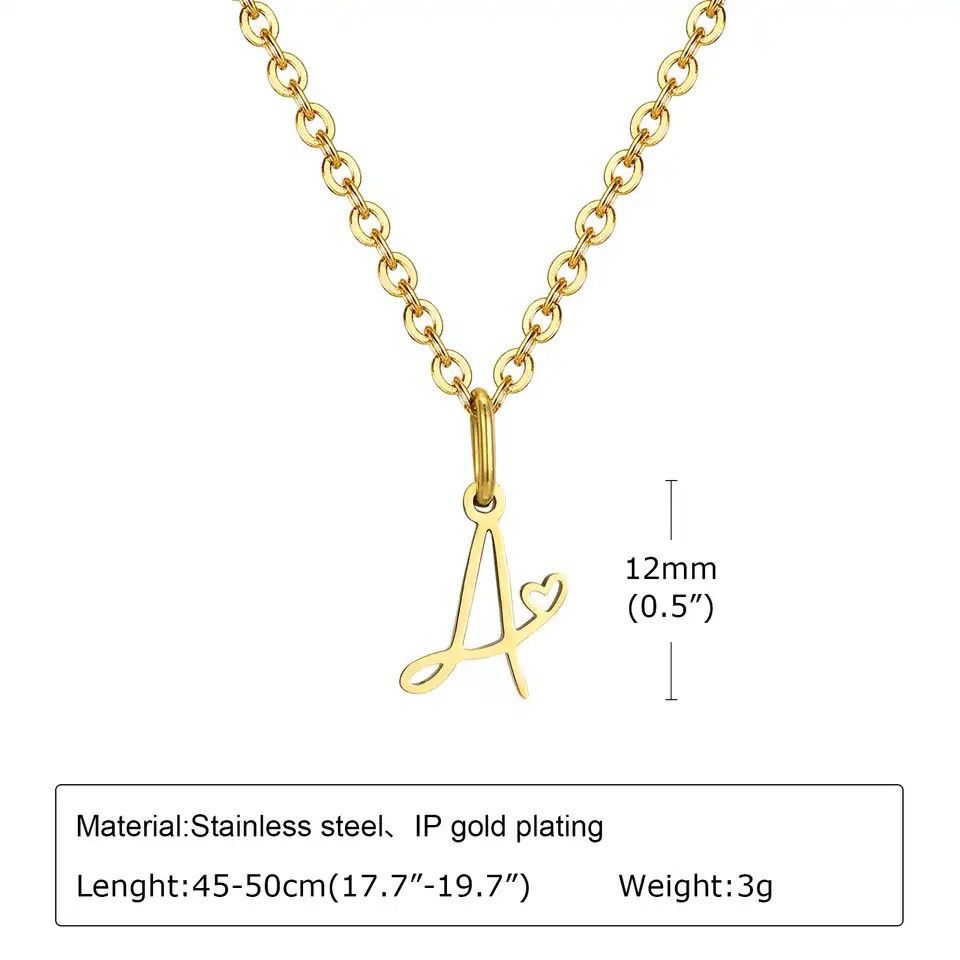 Other Alphabet Charm Chain Necklace Size ONE SIZE - 2 Thumbnail