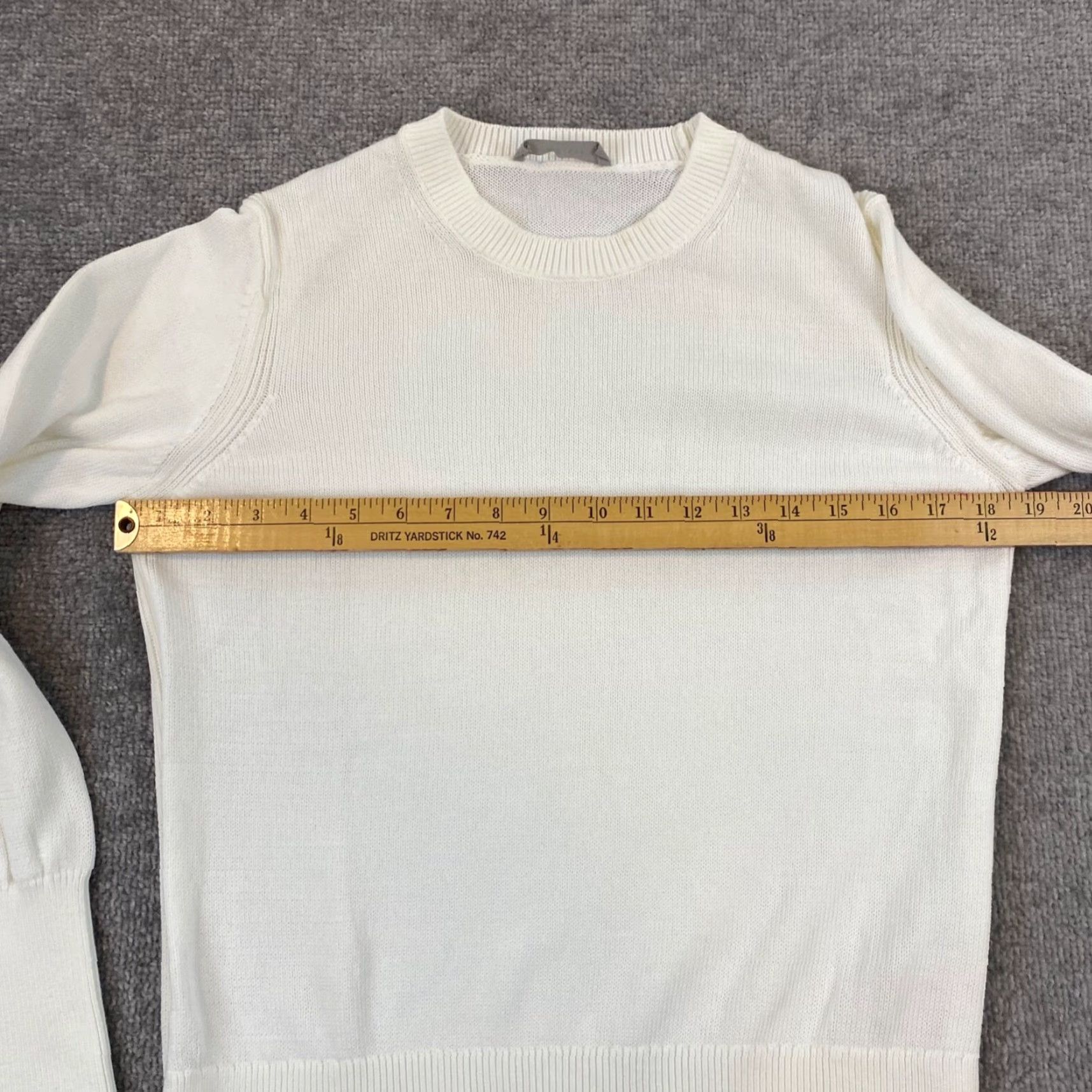 Everlane EVERLANE Sweater Womens Medium Creamy White Knit Pullover Shirt 3/4 Sleeve Size M / US 6-8 / IT 42-44 - 5 Thumbnail