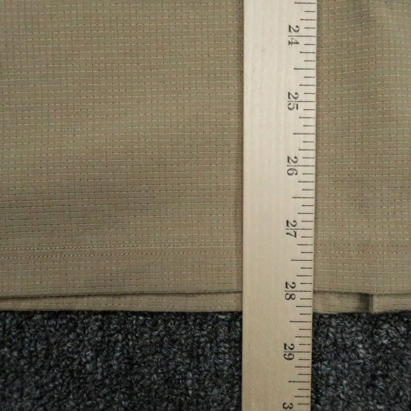 Lululemon Lululemon Shirt Mens XL Beige Ventlight Snap Short Sleeve Button-Up Pockets Moisture Wicking Casual Travel Size US XL / EU 56 / 4 - 7 Thumbnail