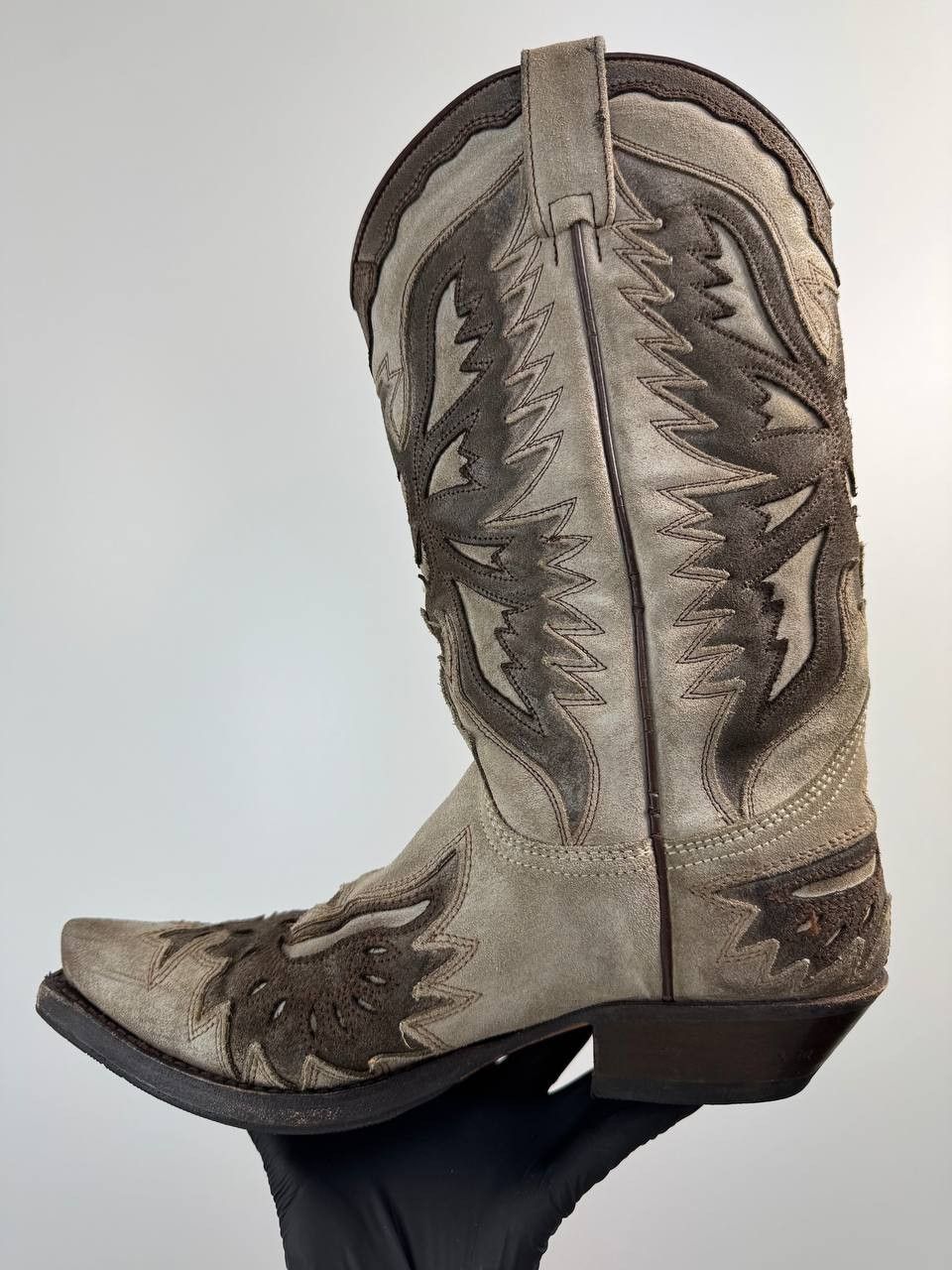 Sendra Sendra Western Cowboy Boots Suede Womens Size 6.5 EU 37 Size US 6.5 / IT 36.5 - 8 Thumbnail