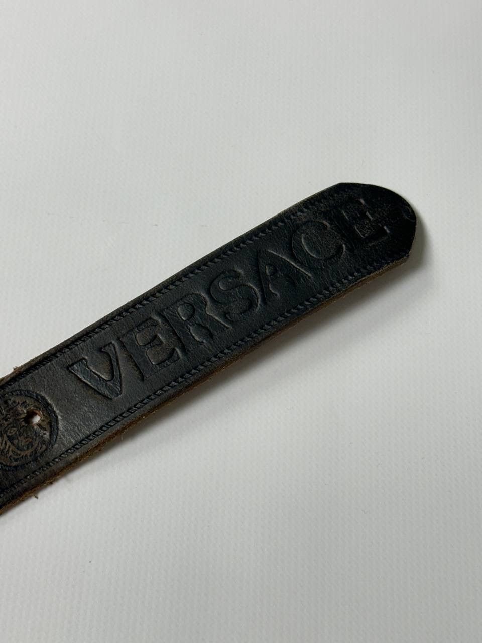 Vintage Vintage Versace Belt Real Leather Size ONE SIZE - 7 Thumbnail