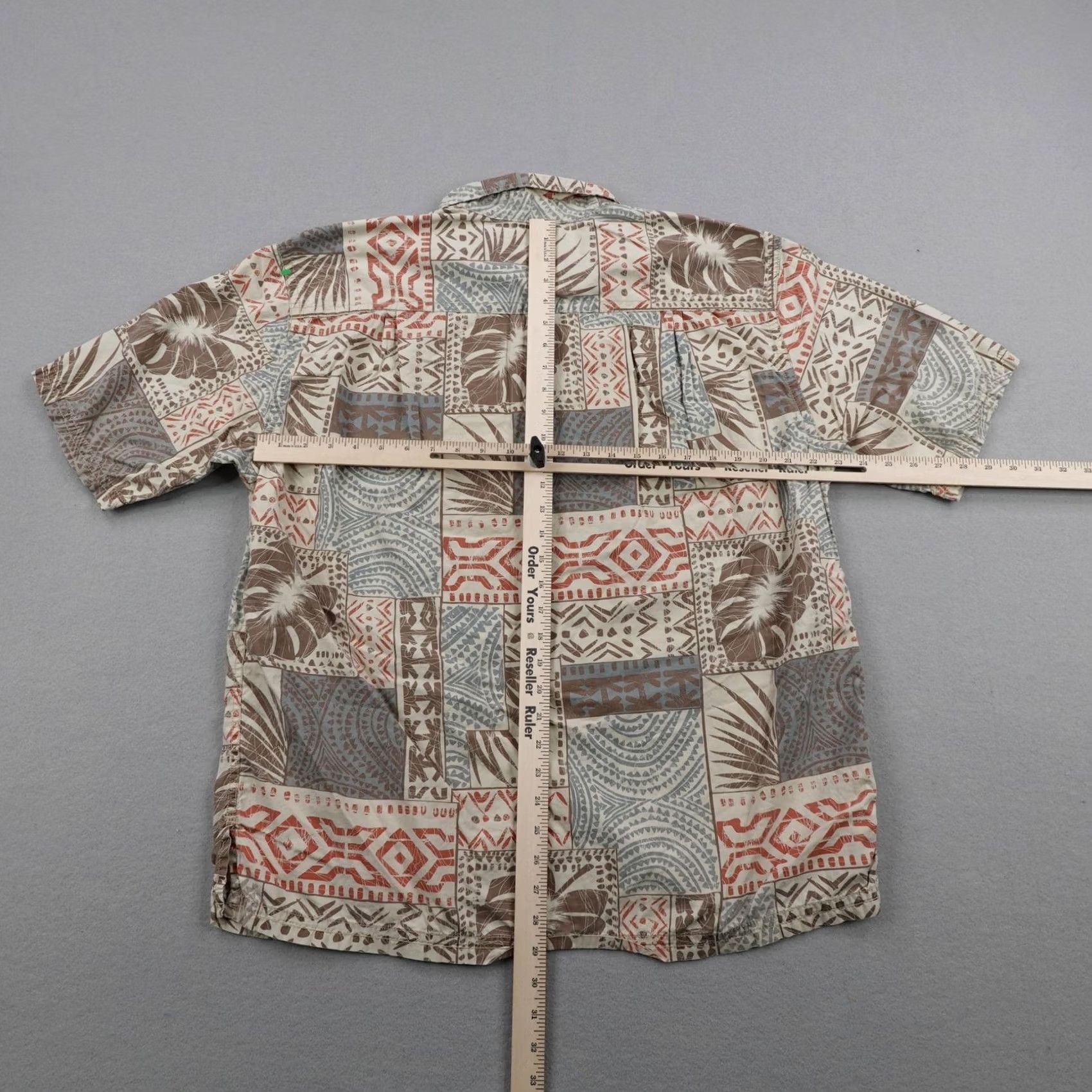 Vintage Kahala Shirt Mens XL Beige Floral Hawaiian Aloha Button Up Tribal Cotton Camp Size US XL / EU 56 / 4 - 4 Thumbnail
