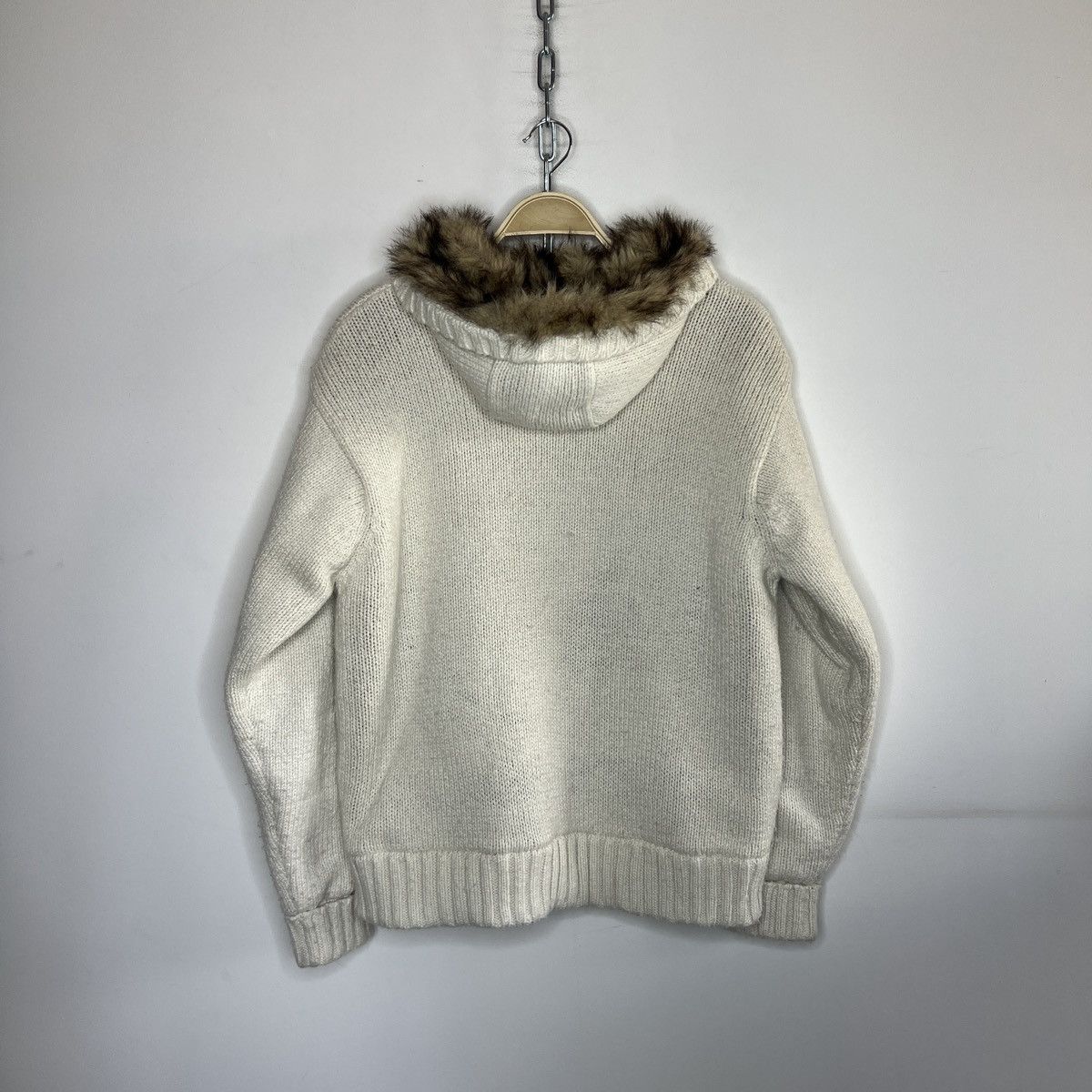 If Six Was Nine × Japanese Brand × Le Grande Bleu (L.G.B.) Fur Hoodie Ifsixwasnine LGB Style Y2K Japanese Brand Size US M / EU 48-50 / 2 - 8 Thumbnail