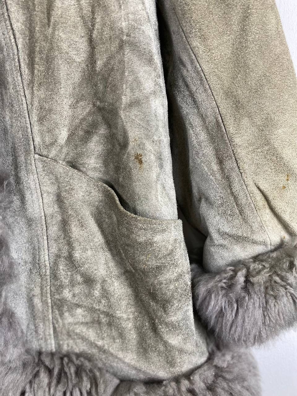 Leather no brands leather jacket fur finishing Size US M / EU 48-50 / 2 - 3 Thumbnail