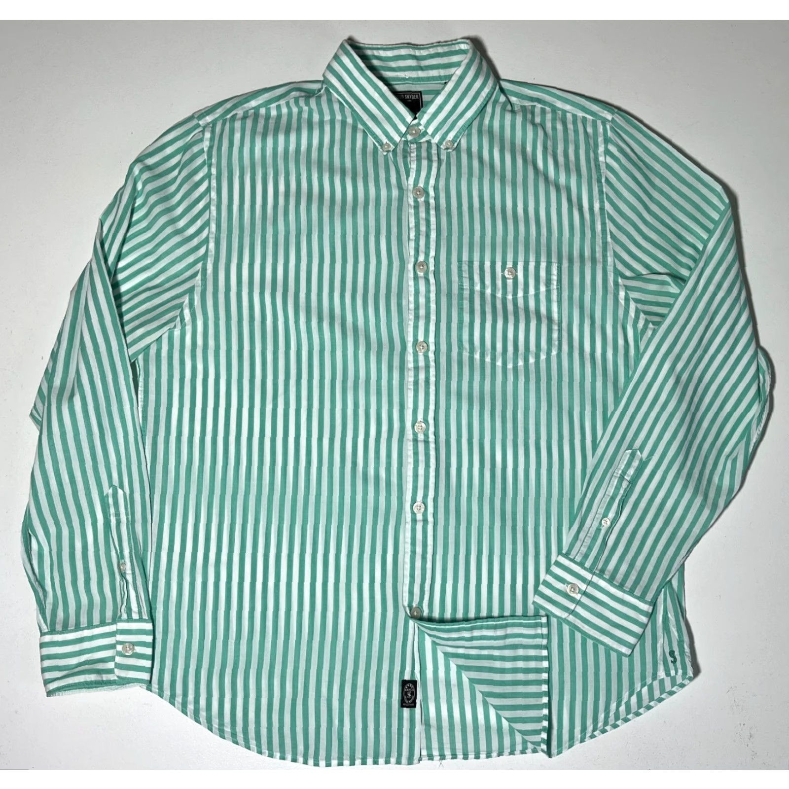 Todd Snyder Todd Snyder NY Striped Shirt Men’s L Cotton Dress Shirt Long Sleeve Multicolor Size US L / EU 52-54 / 3 - 3 Thumbnail