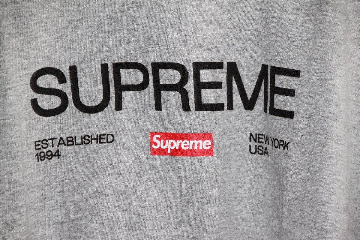 Supreme SUPREME Est. 1994 Tee FW21 Size US L / EU 52-54 / 3 - 2 Thumbnail
