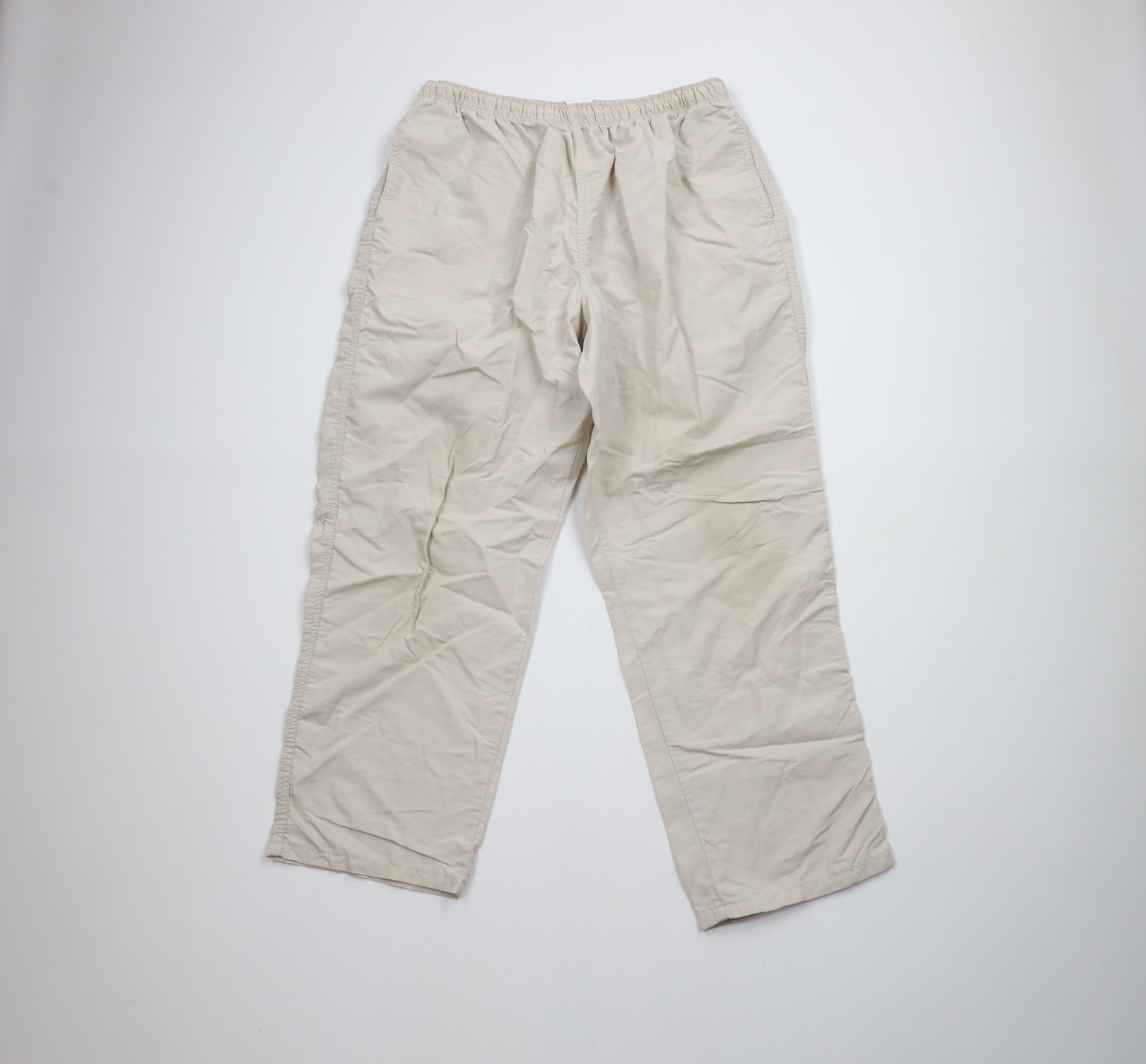 Lands' End × Vintage Vintage 90s Lands End Blank Wide Leg Windbreaker Pants USA Size 30" / US 8 / IT 44 - 1 Thumbnail