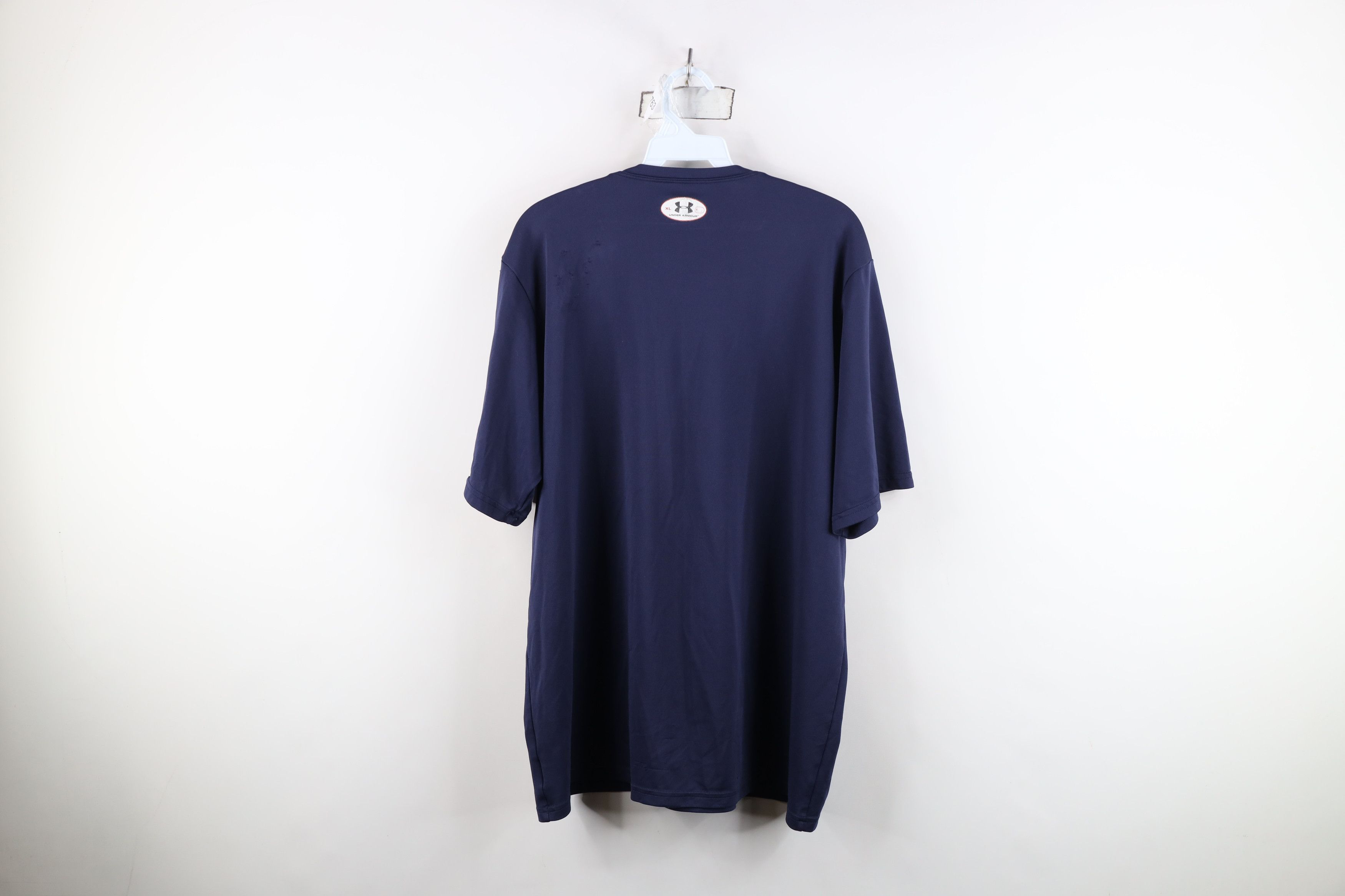 Under Armour AS IS Under Armour Loose HeatGear Training Gym T-Shirt Blue Size US XL / EU 56 / 4 - 13 Thumbnail