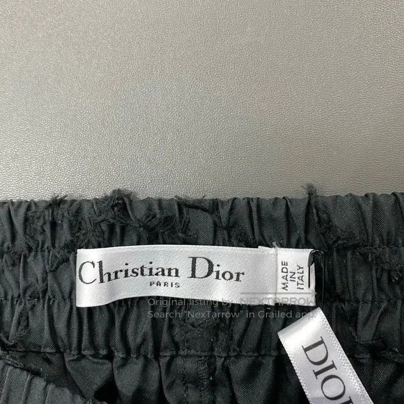 Dior Dior Black Textured Women's Summer Shorts . Size 28" / US 6 / IT 42 - 6 Thumbnail