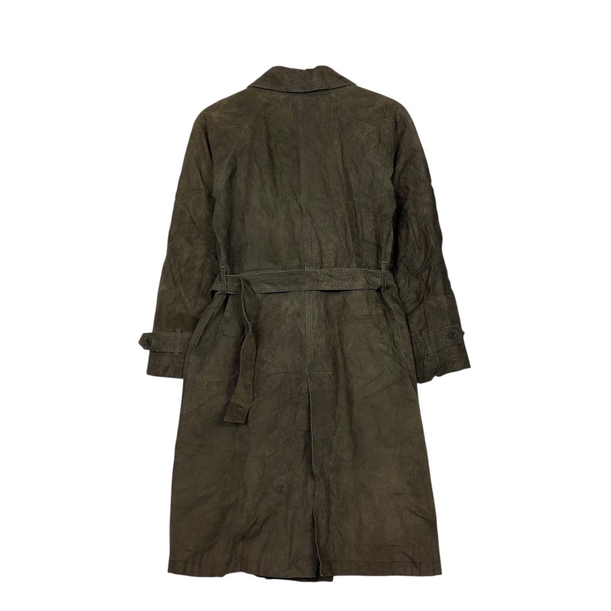 Japanese Brand 📌Vintage Leather Long Jacket Journal Standard Issey Miyake Size US M / EU 48-50 / 2 - 10 Thumbnail