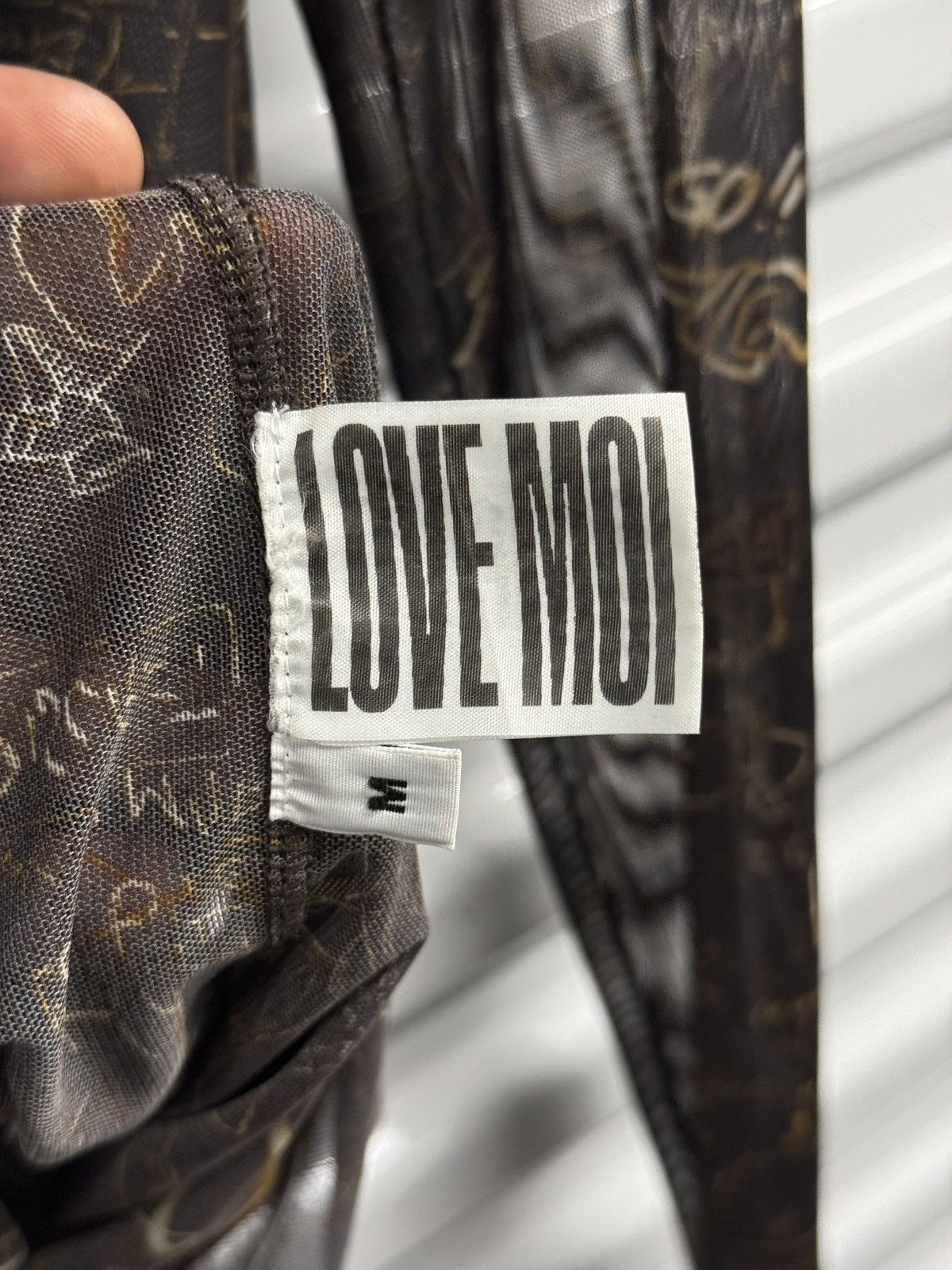 Jean Paul Gaultier Jean Paul Gaultier Mesh Graffiti Long Sleeve Size US M / EU 48-50 / 2 - 6 Thumbnail