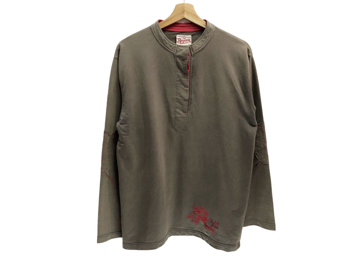 Replay Sweatshirt Distressed