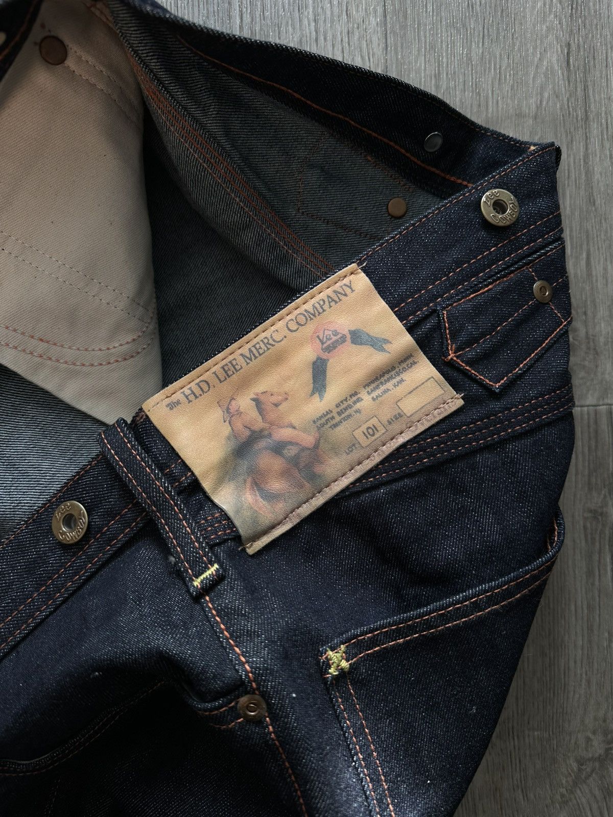 Lee × Vintage 🫧LEE COWBOY Denim Pants Workwear Size US 32 / EU 48 - 12 Thumbnail