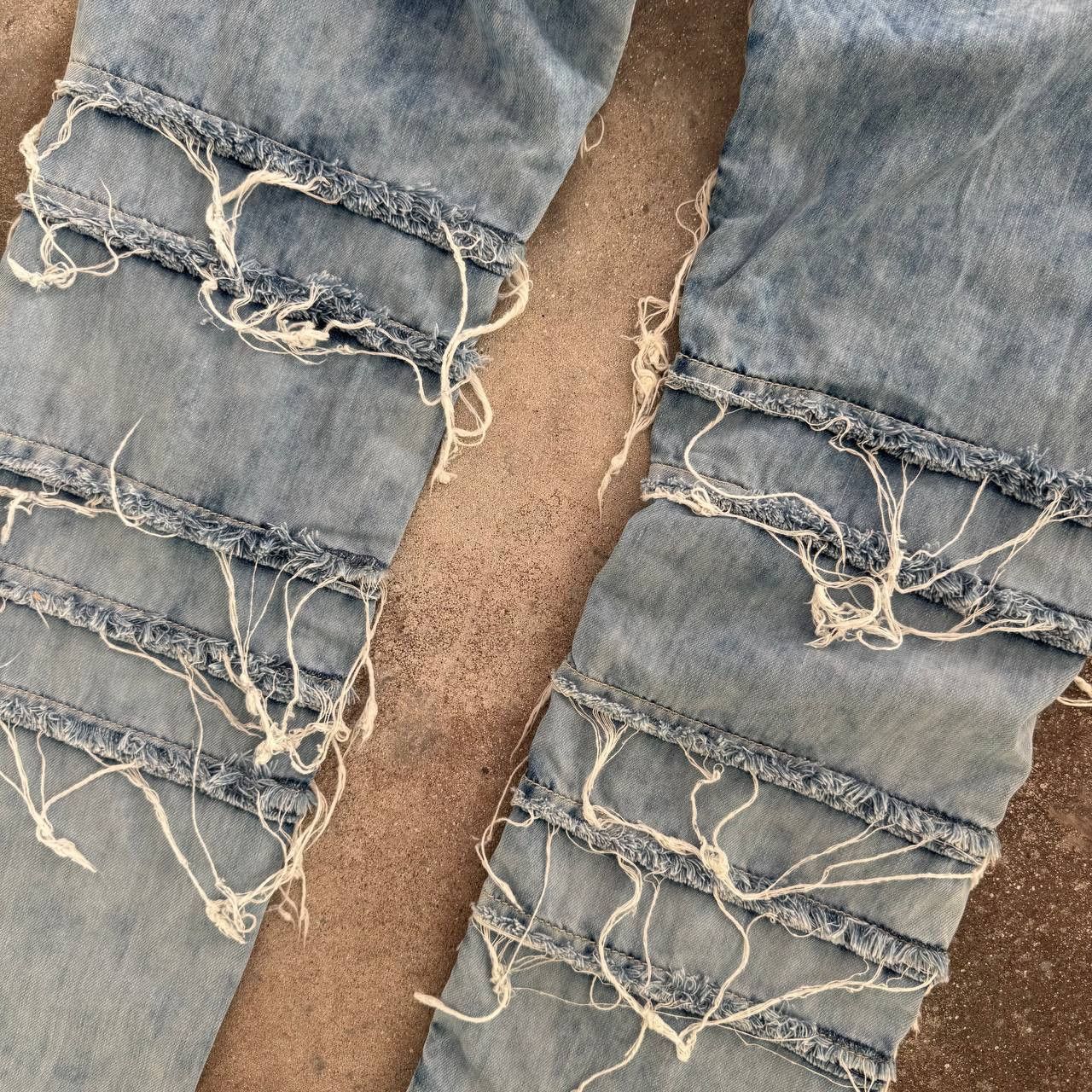 If Six Was Nine × Japanese Brand Opium Y2K Cipo & Baxx Unisex Distressed Jeans Size US 30 / EU 46 - 12 Thumbnail