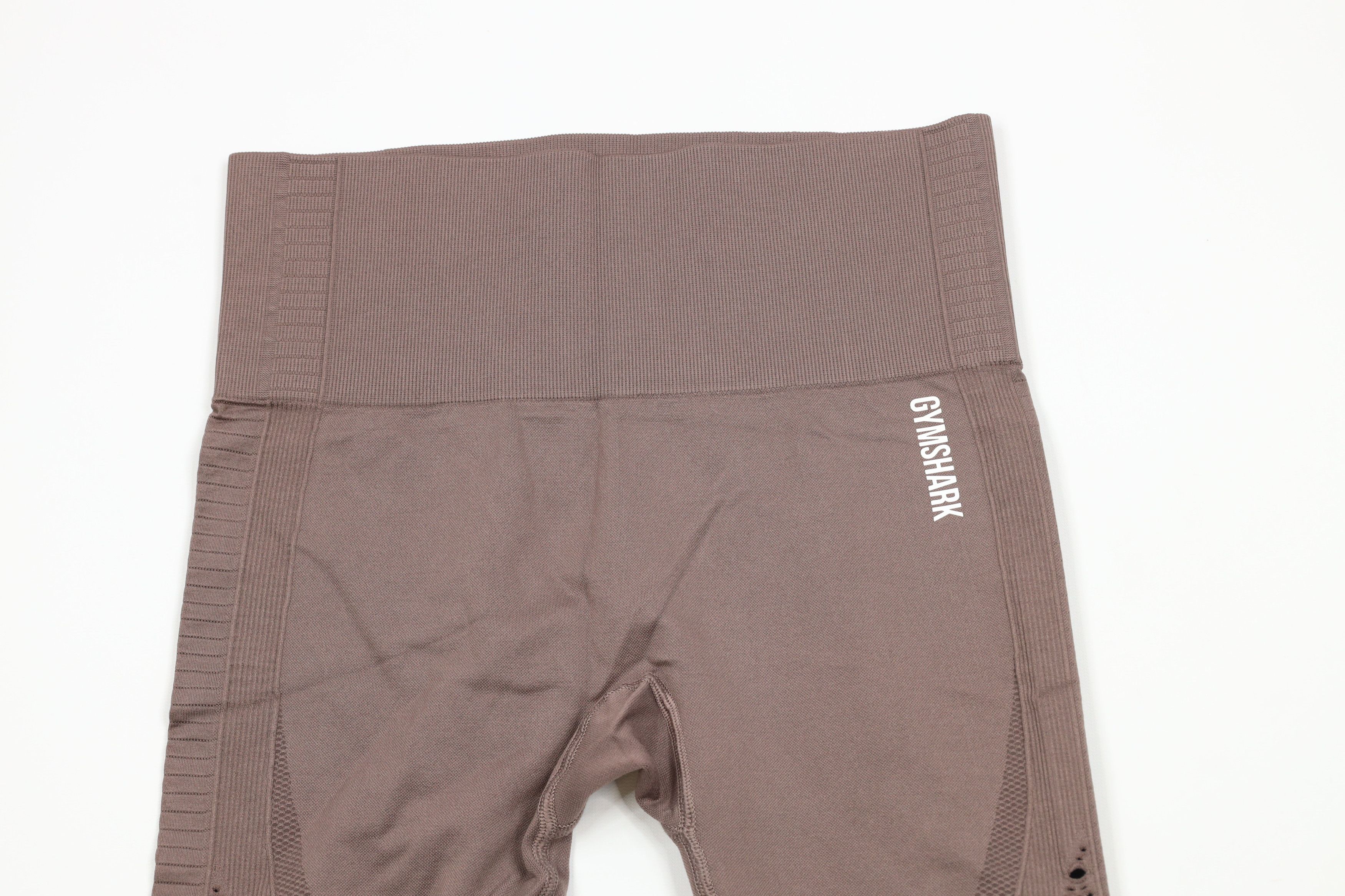 Gymshark × Vintage Gymshark Energy Seamless Running Jogging Gym Tights Purple Size 26" / US 2 / IT 38 - 2 Thumbnail