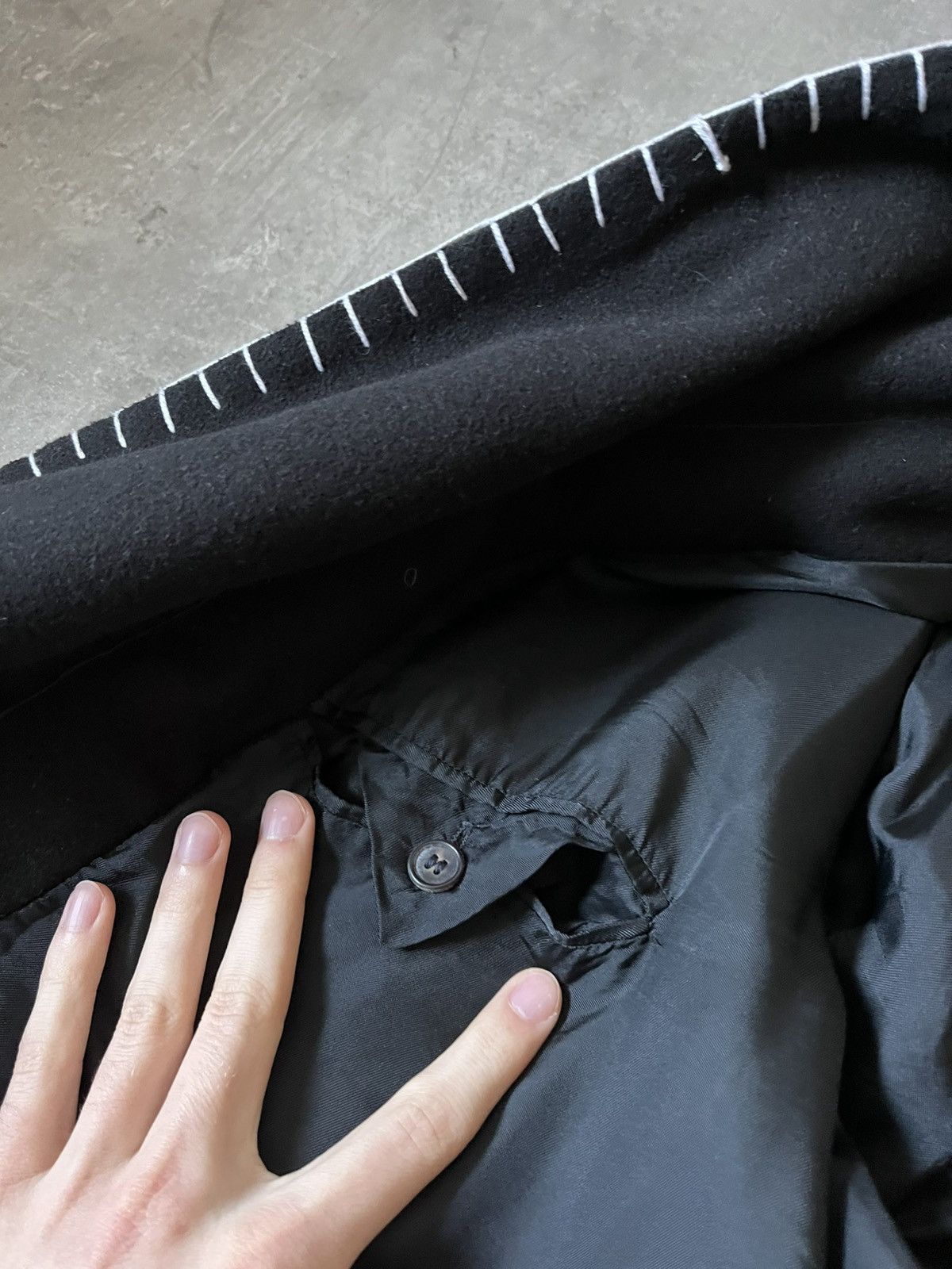 Yohji Yamamoto Yohji Yamamoto F/W 96 archival wool Jacket black Size US M / EU 48-50 / 2 - 10 Thumbnail