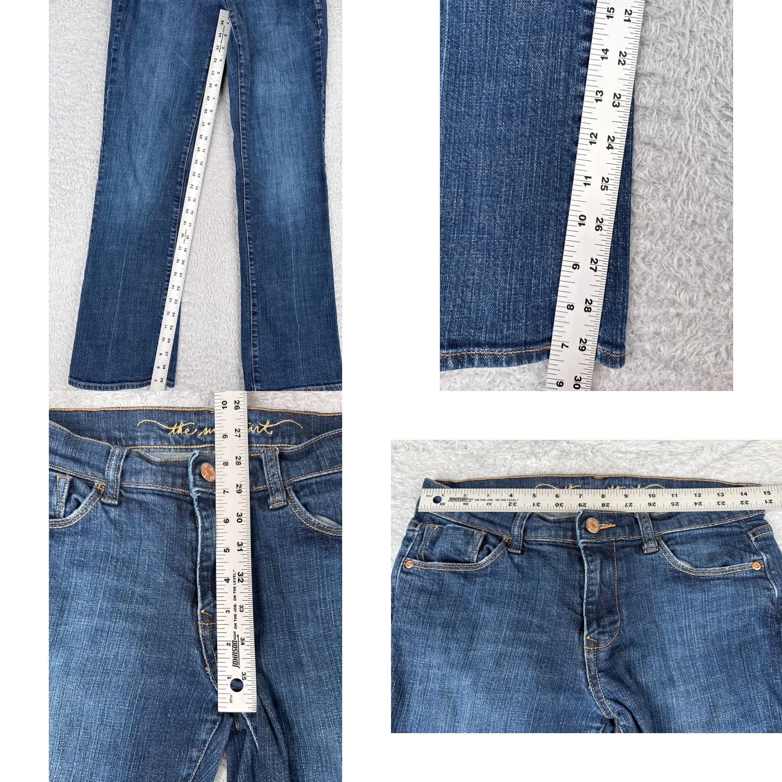 Old Navy Old Navy Jeans Women's 4 Blue Denim Medium Wash The Sweetheart Mid 30x30 Size 27" / US 4 / IT 40 - 8 Thumbnail