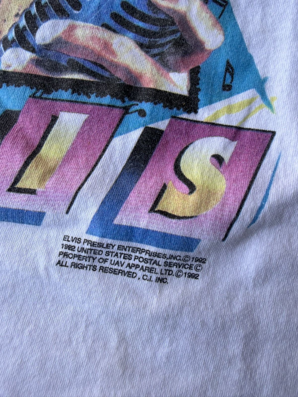 Anvil Vintage 1992 Elvis Presley USPS tee Size US L / EU 52-54 / 3 - 3 Thumbnail