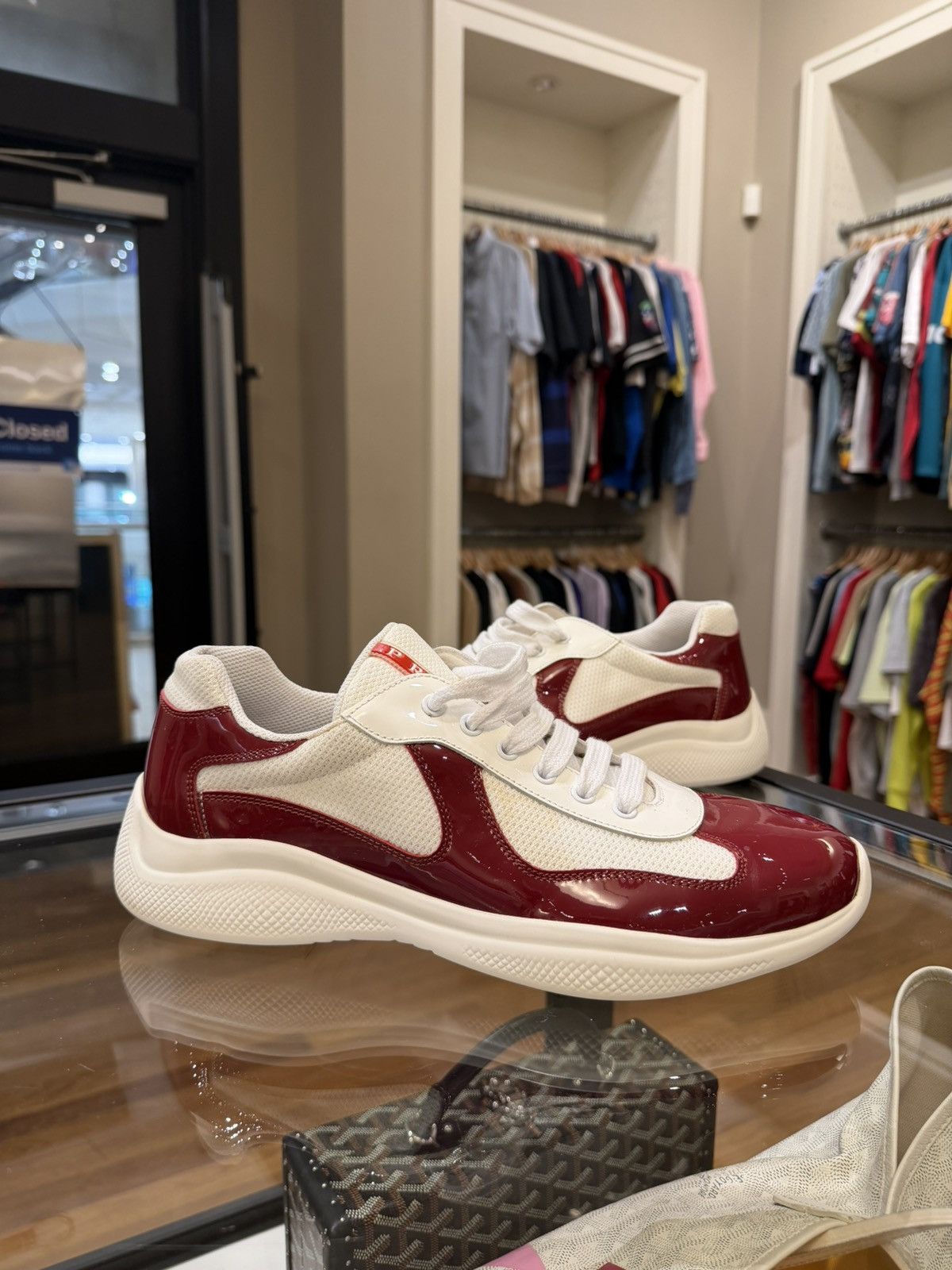 Prada Prada America’s Cup - Wine Red Size US 8.5 / EU 41-42 - 4 Thumbnail