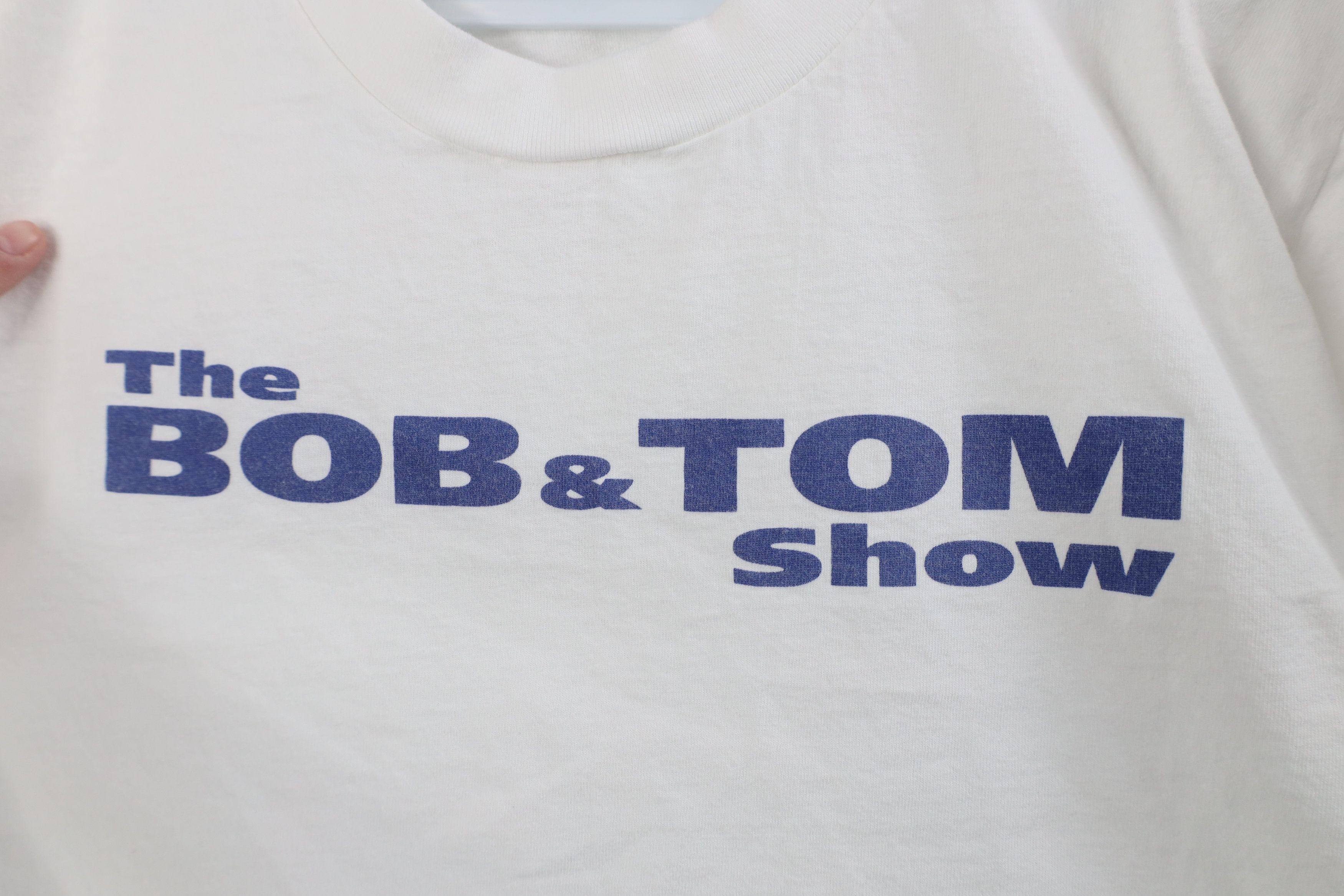 Vintage Vintage 90s Y2K The Bob & Tom Show Short Sleeve T-Shirt USA Size US M / EU 48-50 / 2 - 4 Thumbnail