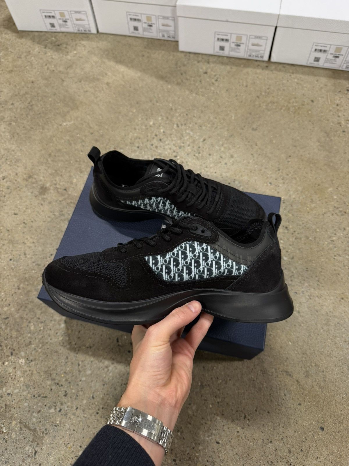 Dior Dior b25 Oblique Sneaker NEW 1200$ Size US 8 / EU 41 - 4 Thumbnail