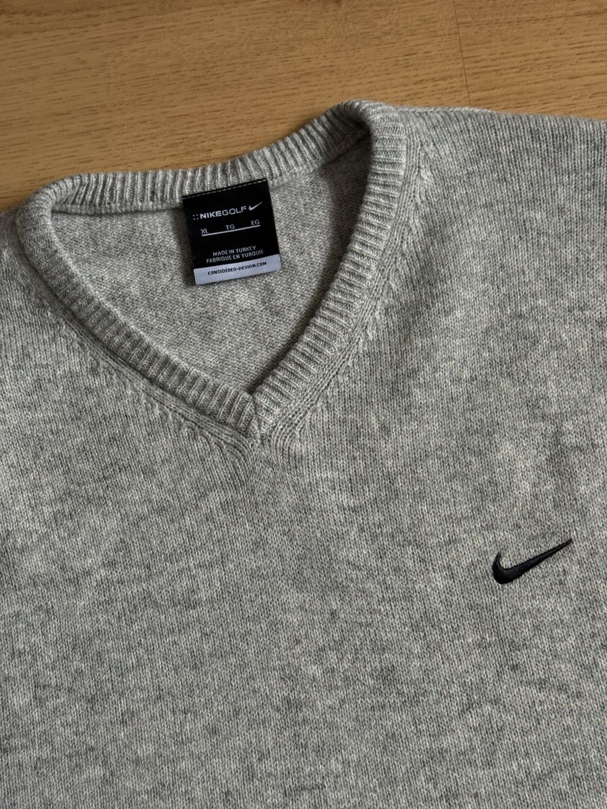 Nike Nike Golf vintage sweater tennis vest grey small swoosh Size US XL / EU 56 / 4 - 2 Thumbnail