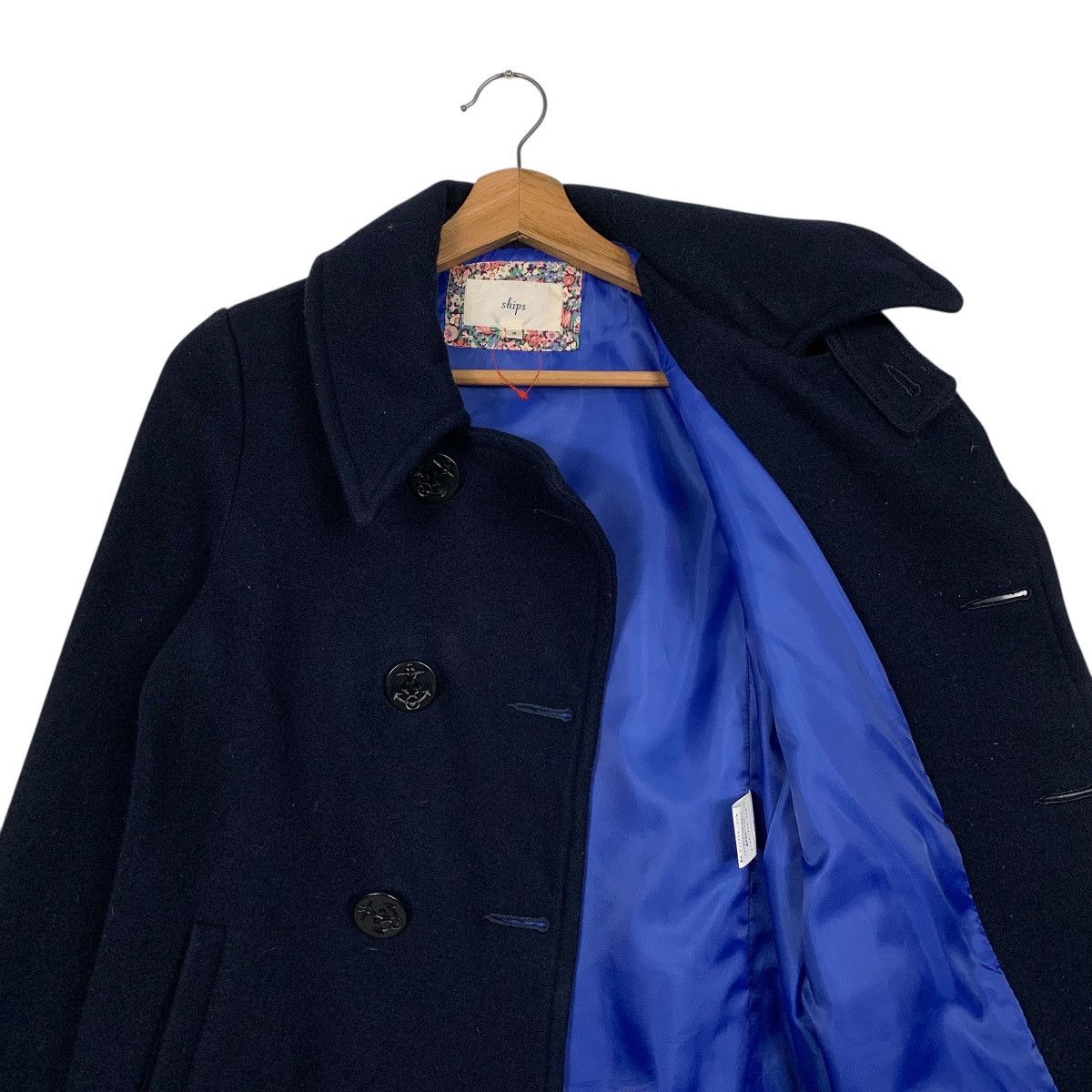 SHIPS Ships Double Breasted Wool Jacket Size S / US 4 / IT 40 - 10 Thumbnail