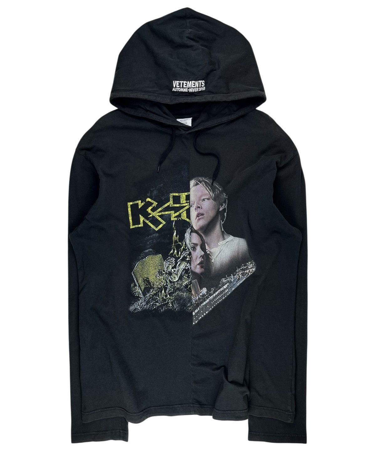Vetements Vetements split zip hoodie K hole / titanic | Grailed