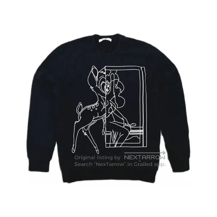 Givenchy Givenchy Deer Print Crew Neck Unisex Sweatshirt. Size US S / EU 44-46 / 1 - 2 Thumbnail
