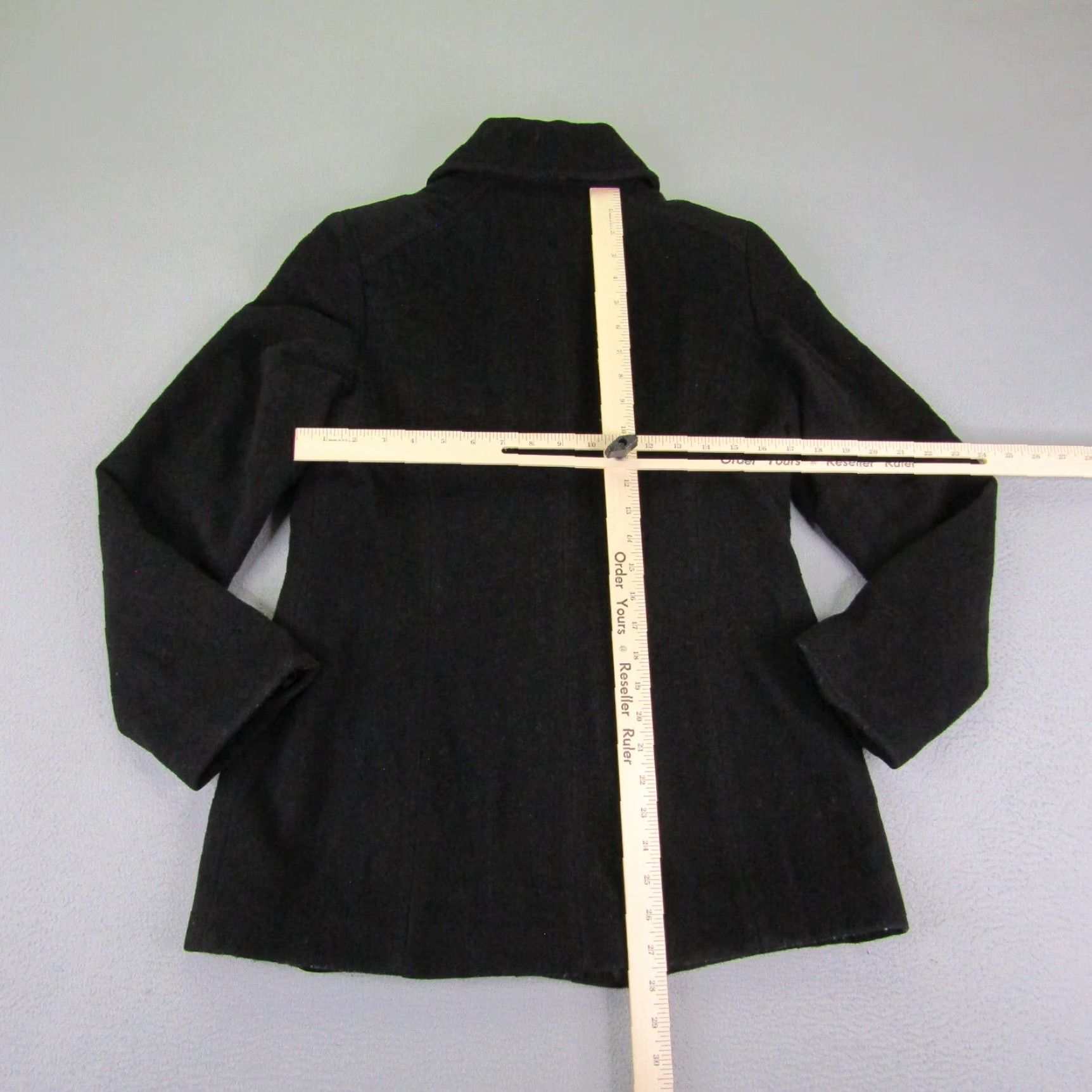 Ralph Lauren Vintage Lauren Ralph Lauren Jacket Womens 8 Black Button Up Wool Blend Coat Black 8 Jacket Coat Womens Vintage Lauren Ralph Lauren Size M / US 6-8 / IT 42-44 - 5 Thumbnail