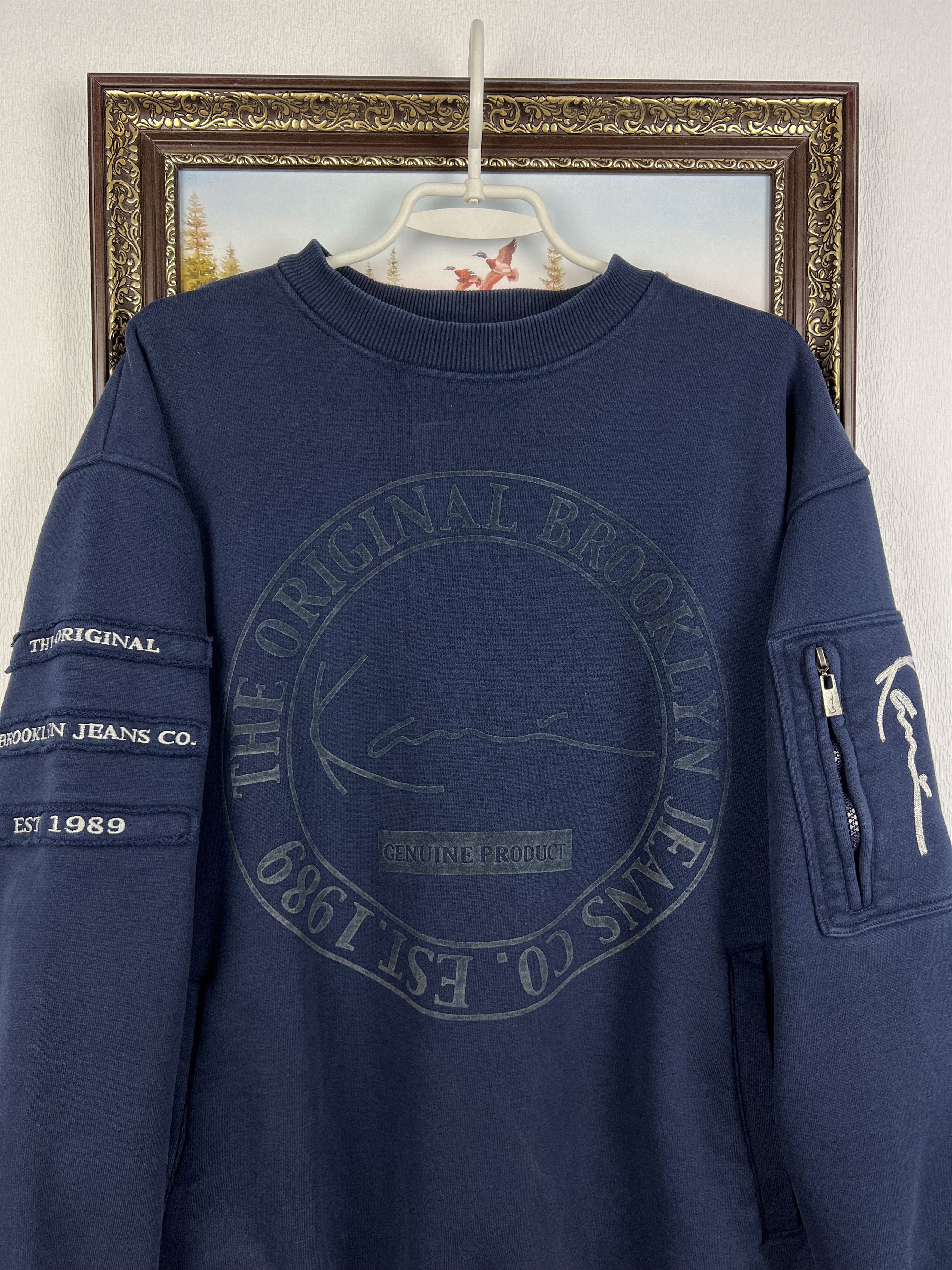 Karl Kani Vintage Crewneck Sweatshirt Big Logo Over Print Rare Size US M / EU 48-50 / 2 - 2 Thumbnail