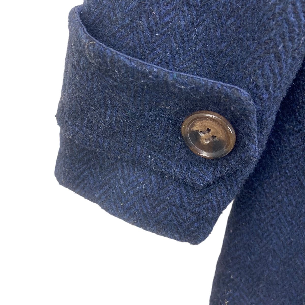 Harris Tweed Hariss Tweed Sevendays=Sunday Wool Heavy Herringbone Coat Size M / US 6-8 / IT 42-44 - 8 Thumbnail