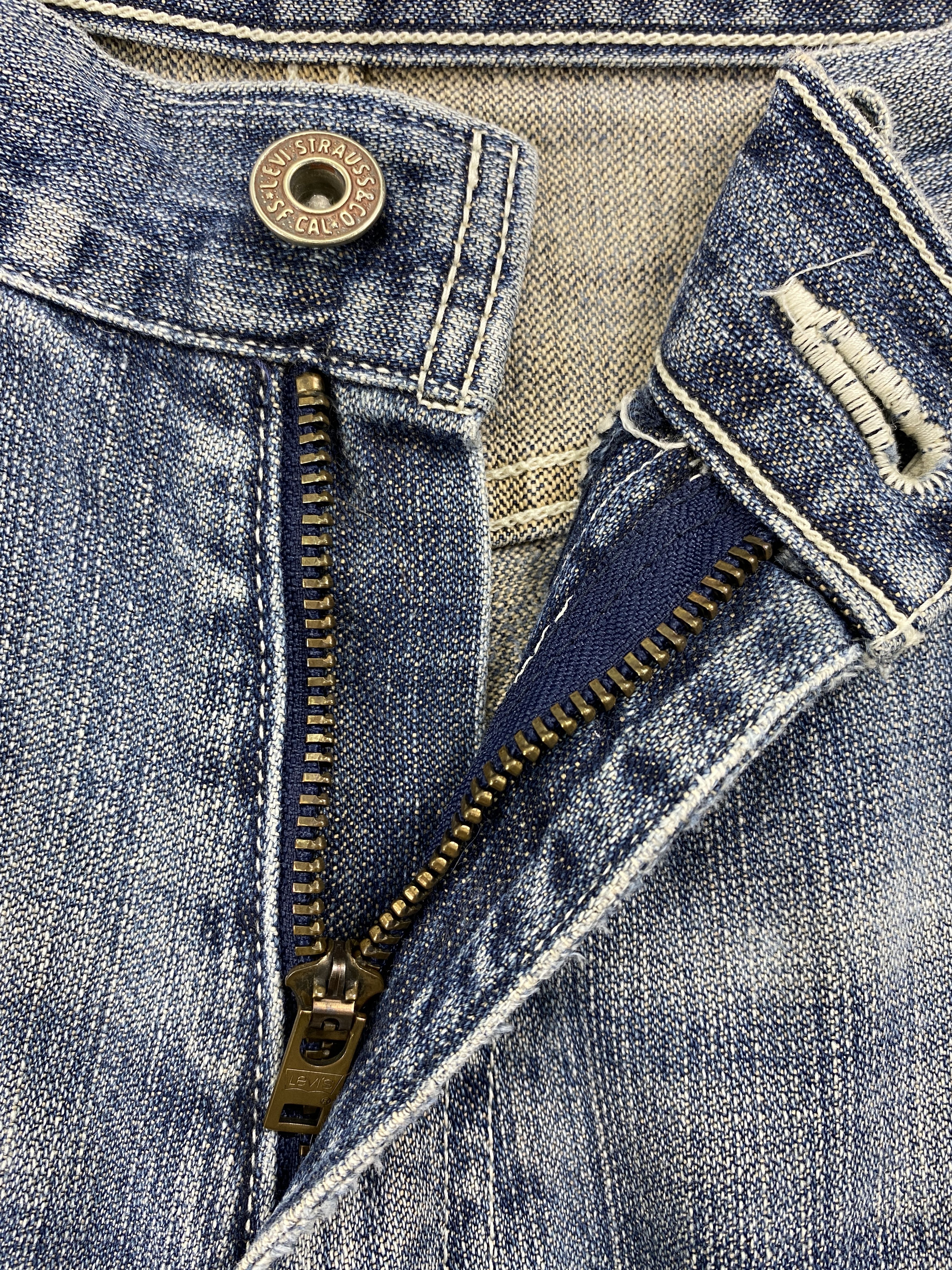 Japanese Brand Faded Blue Vintage Levi's 503 31x32.5 Denim -JN2154 Size US 31 - 6 Thumbnail