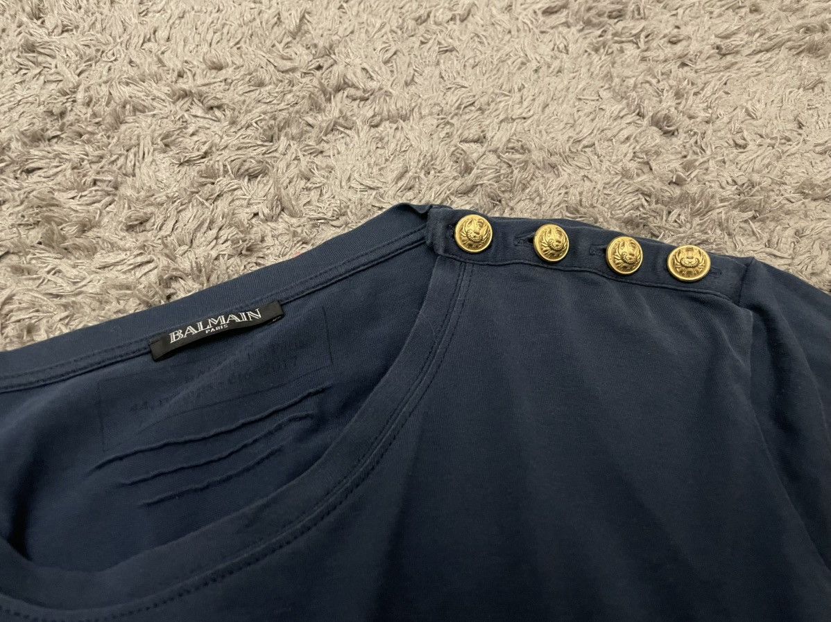 Balmain Balmain printemps-été 2017 Lion-Embroidered Longsleeve Size US L / EU 52-54 / 3 - 3 Thumbnail