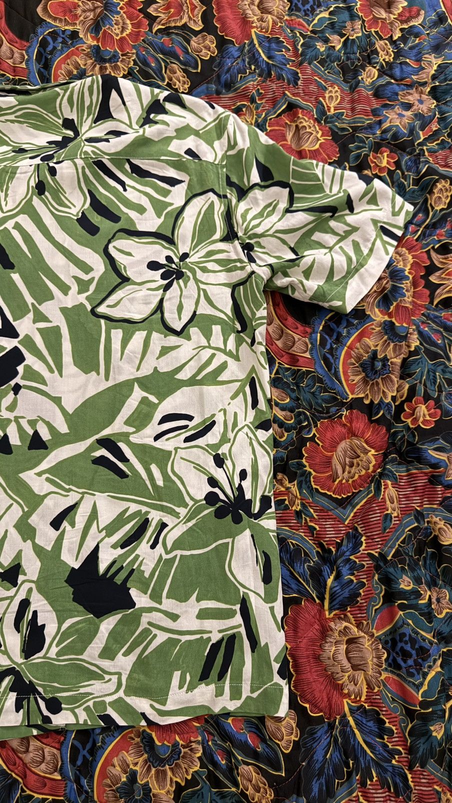 Palm Angels Palm Angels Macro Hibiscus Floral Print Short-Sleeved Shirt Size US M / EU 48-50 / 2 - 18 Thumbnail
