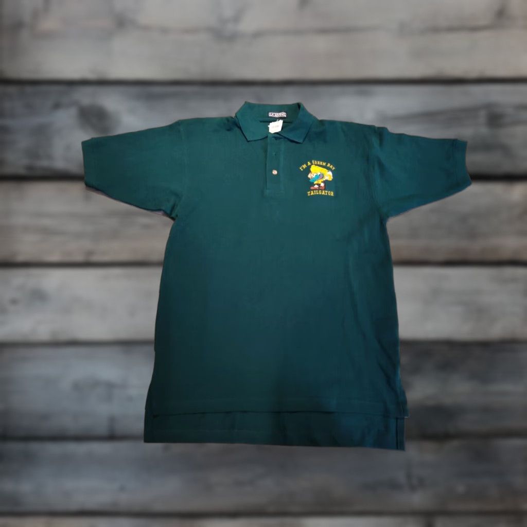 Vintage VINTAGE 90s Green Bay Packers Polo Shirt Men Medium Embroidered NFL Football Fall Summer Spring Winter Size US M / EU 48-50 / 2 - 1 Thumbnail