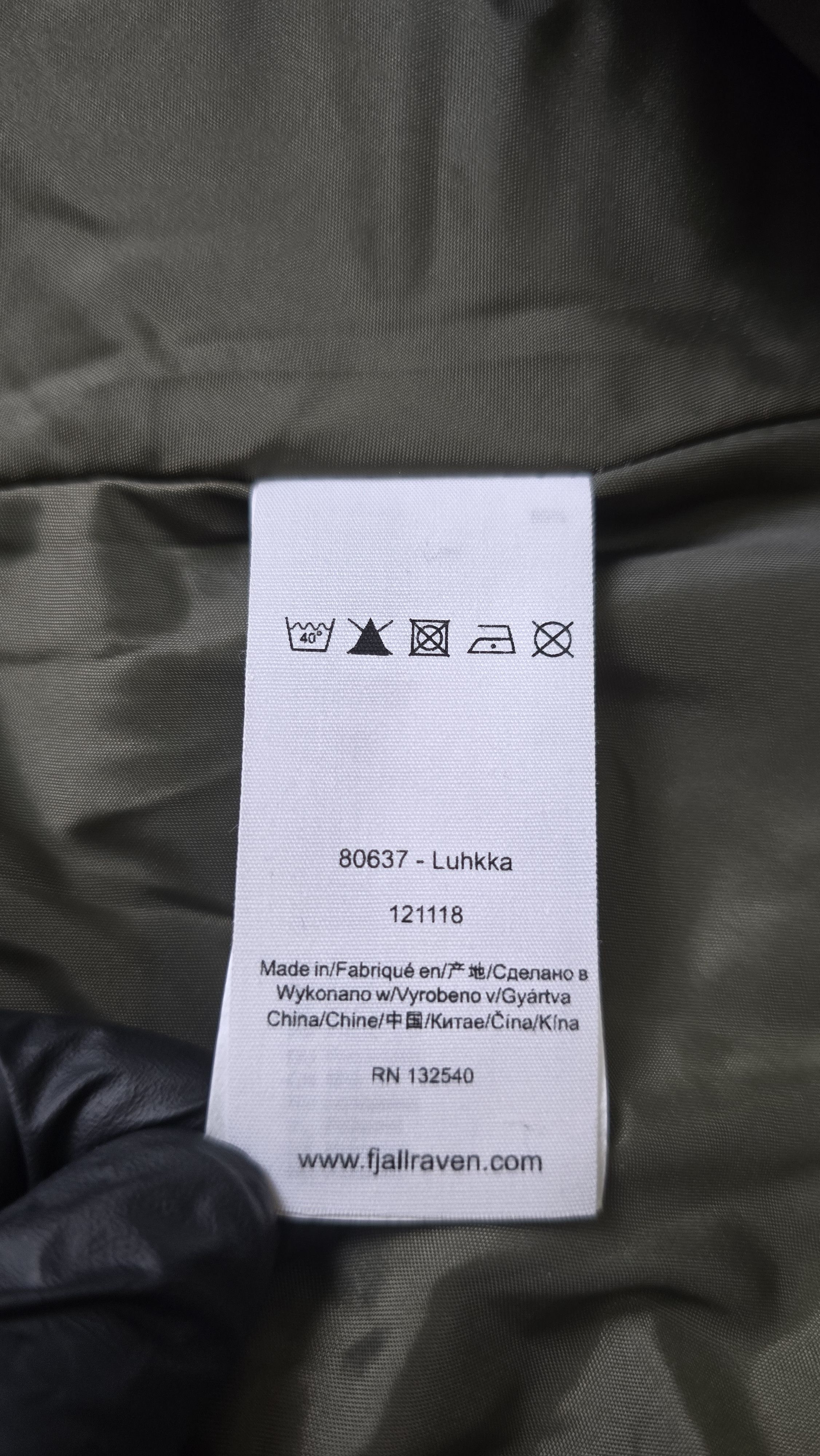 Fjallraven Luhkka Cape Jacket G-1000 Waxed Fur Hood Olive Poncho Size US S / EU 44-46 / 1 - 23 Thumbnail